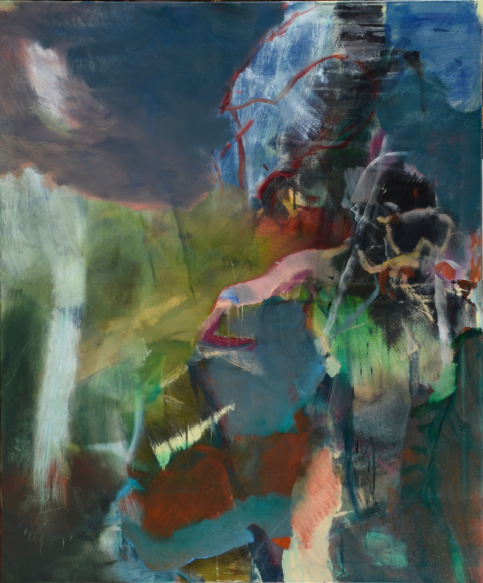 95  |  Ohne Titel  |  2021 |  Öl auf Leinwand  |  120 x 100 cm
