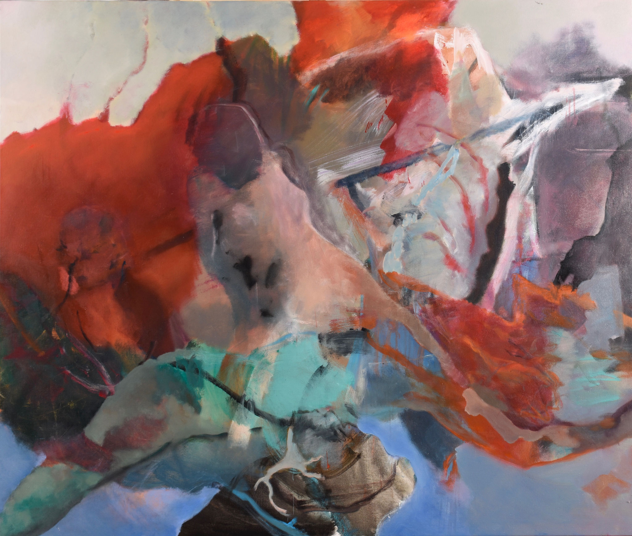 64  |  Ohne Titel  |  2018  |  Öl auf Leinwand  |  160 x 190 cm