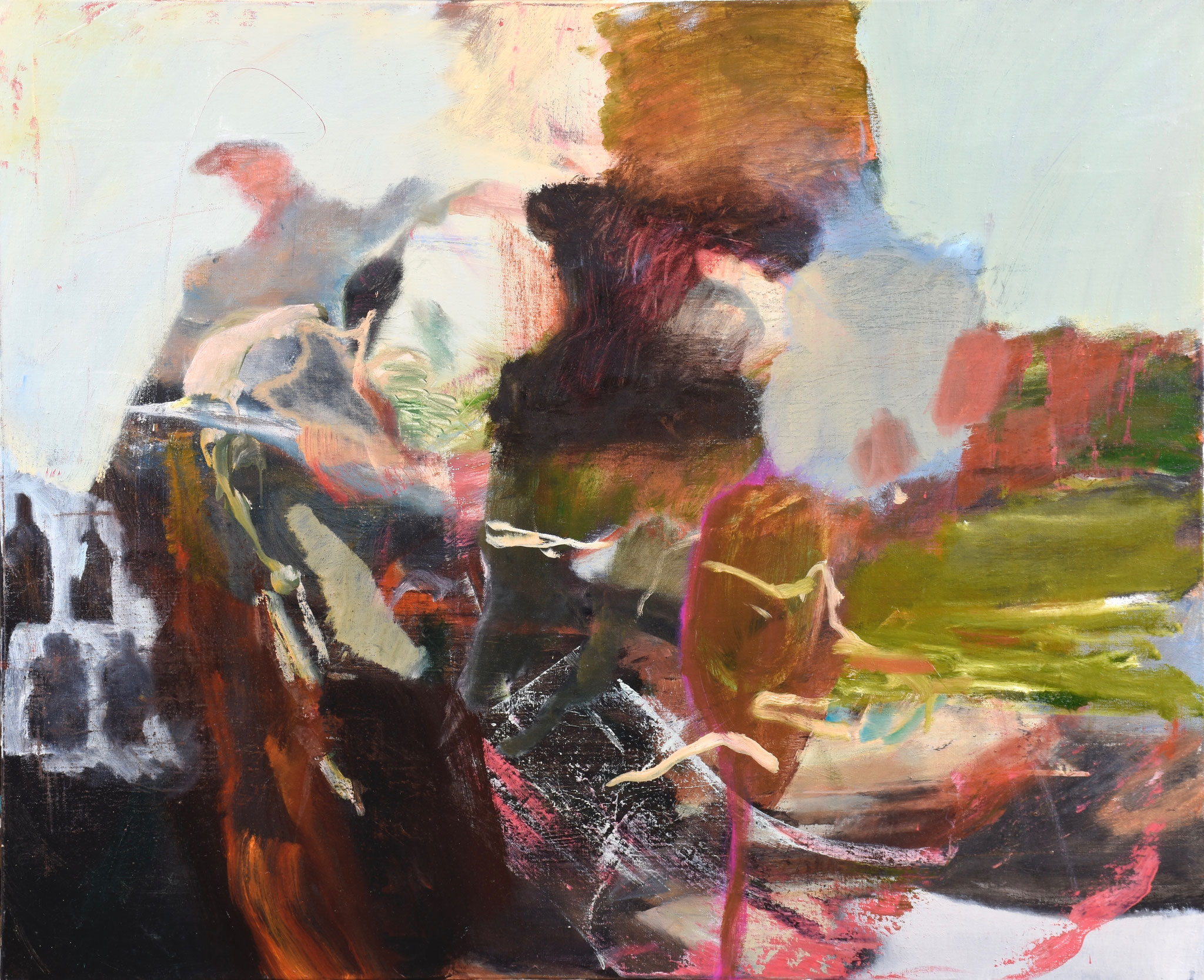 100  |  Ohne Titel  |  2021 |  Öl auf Leinwand  |  90 x 110 cm