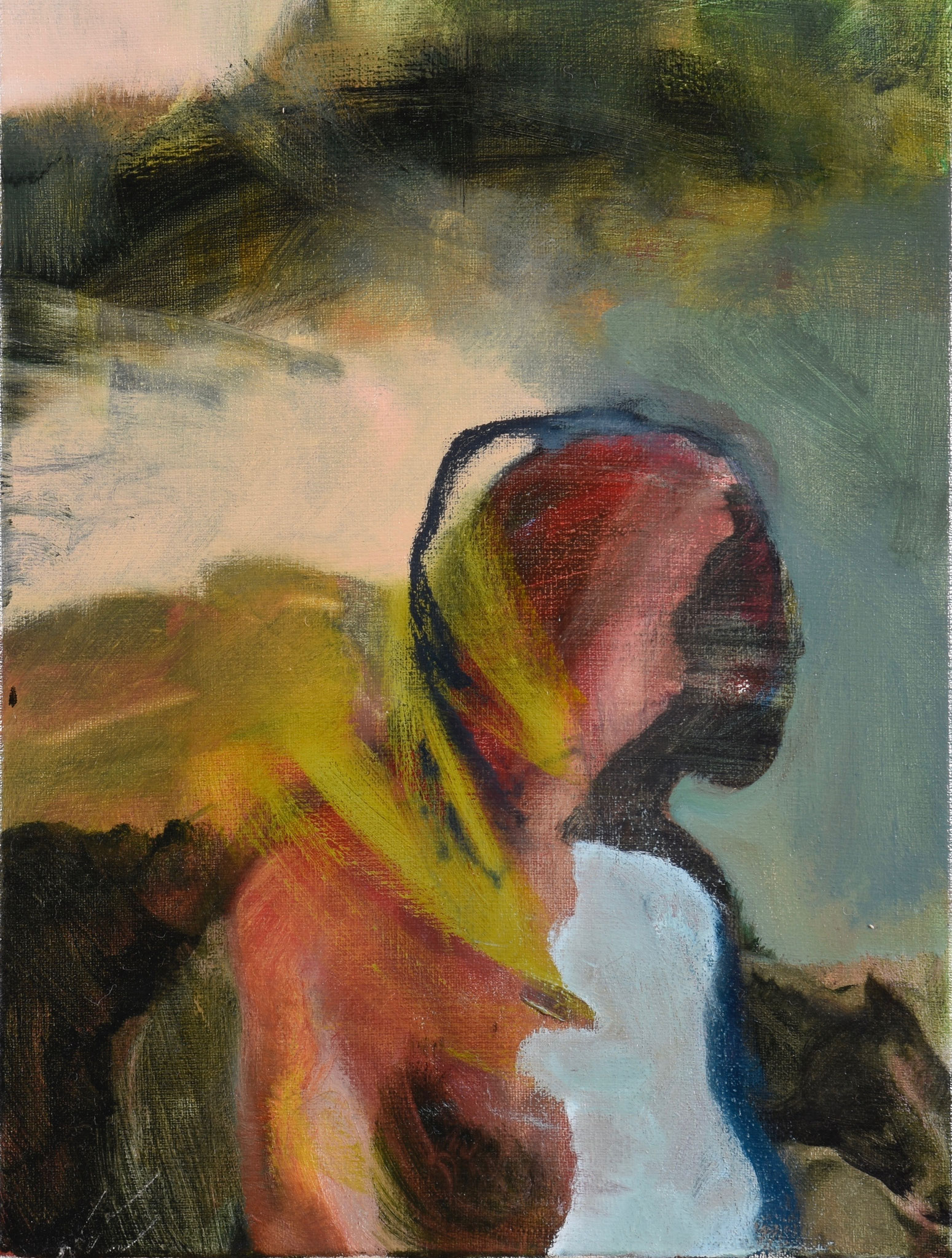 71  |  Ohne Titel  |  2020  |  Öl auf Leinwand  |  40 x 30 cm