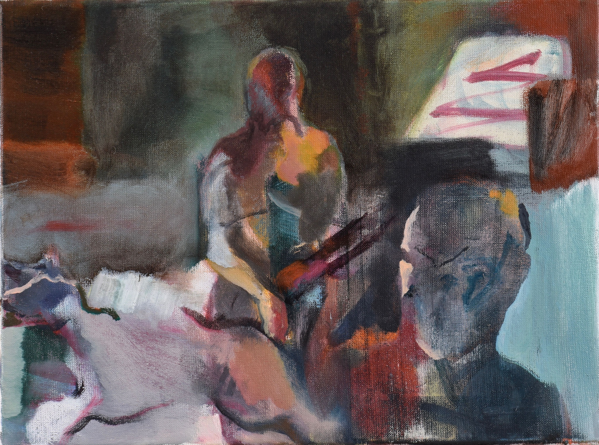 78  |  Ohne Titel  |  2020  |  Öl auf Leinwand  |  30 x40 cm