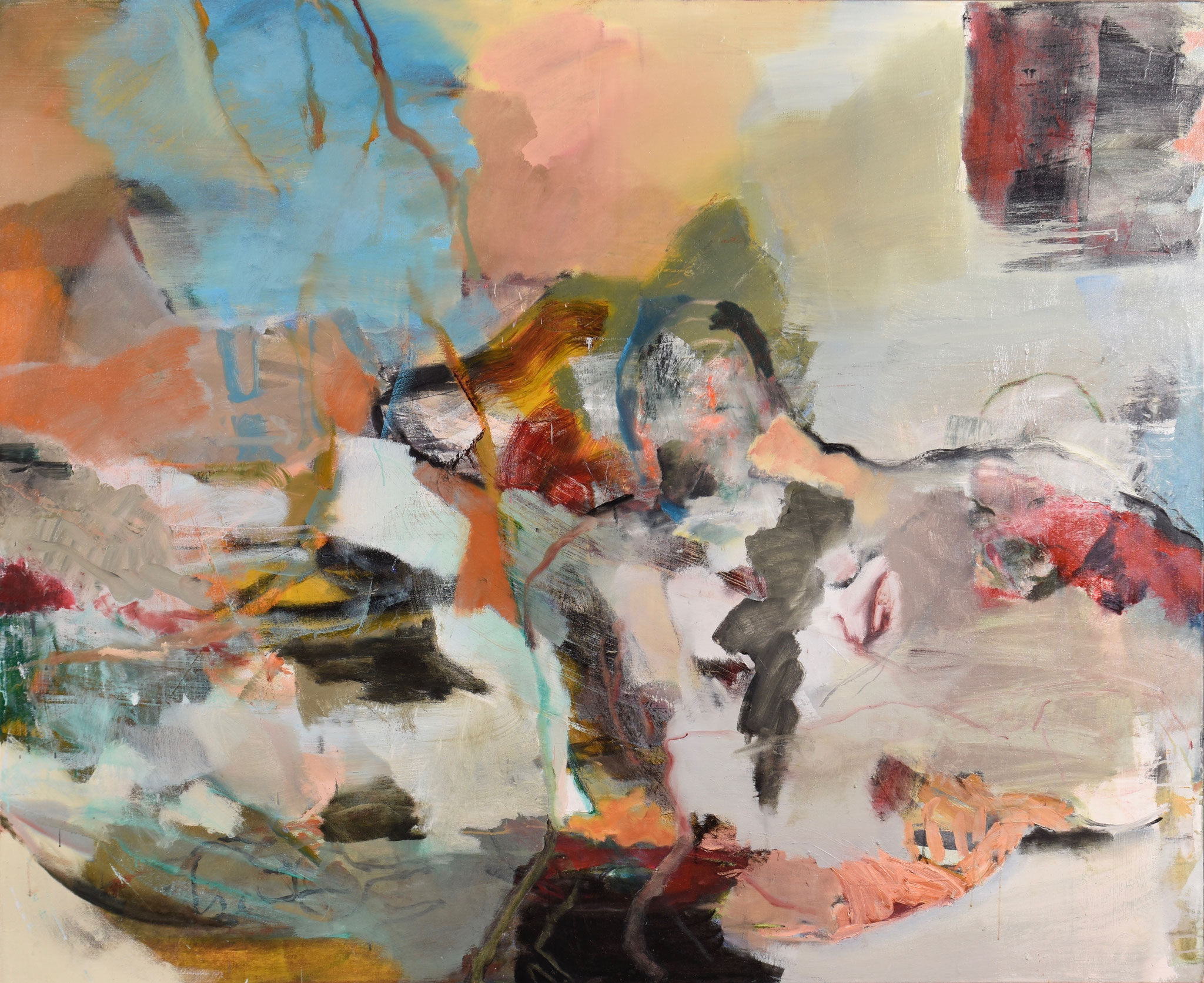 48  |  Ohne Titel  |  2018  |  Öl auf Leinwand  |  160 x 195 cm