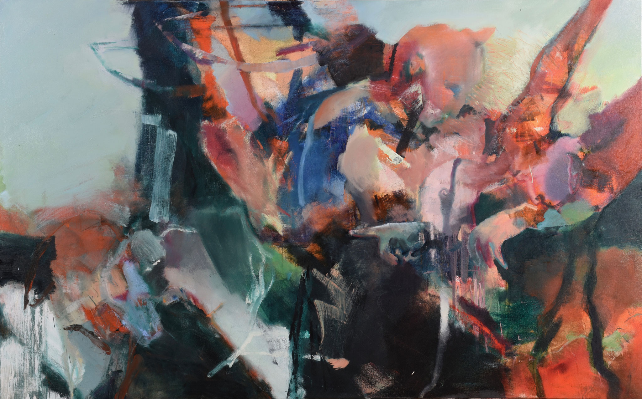 69  |  Ohne Titel  |  2019  |  Öl auf Leinwand  |  125 x 200 cm