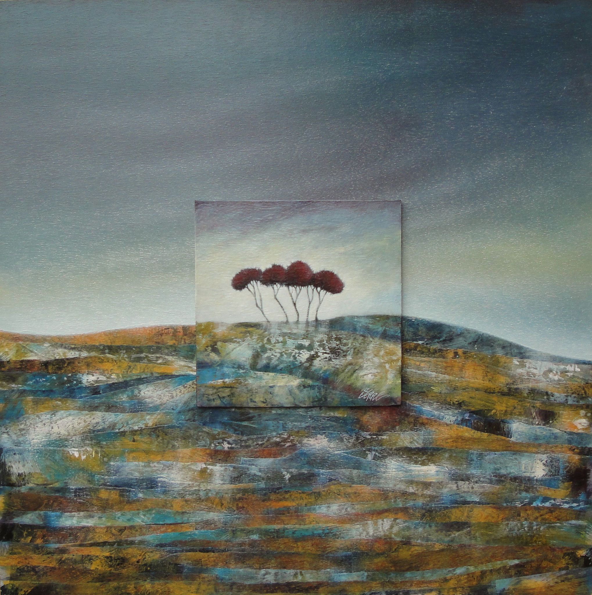 Paysage épuré A 60X60 vendu