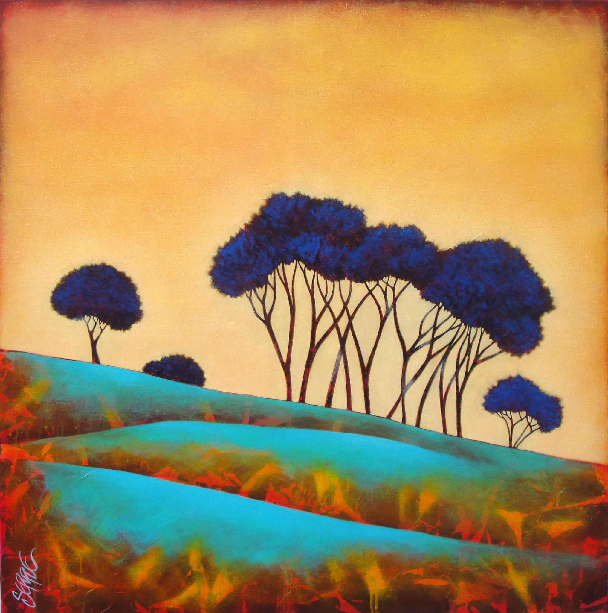 Autre regard sur le paysage 80X80 vendu