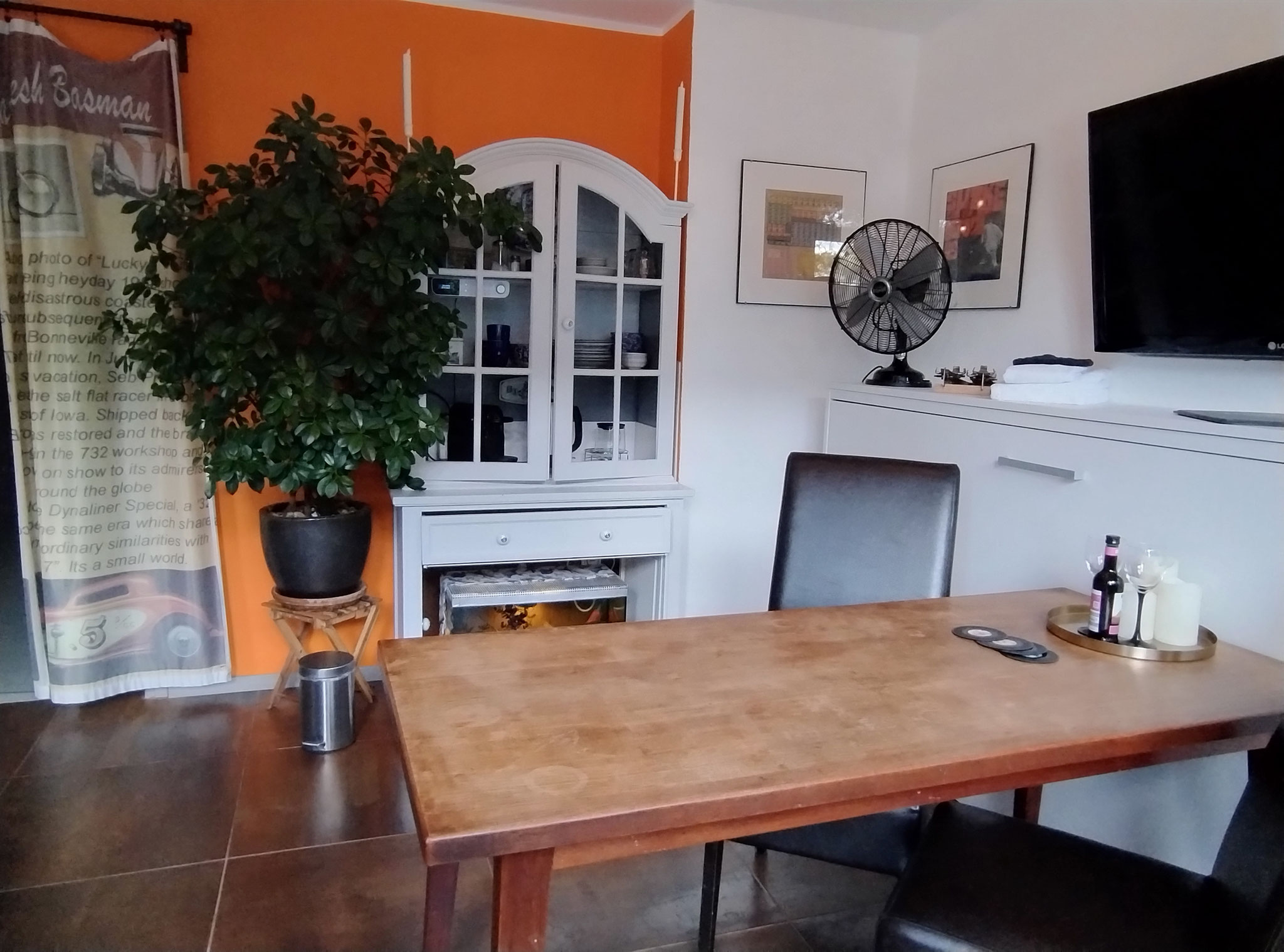 Table in the sitting room