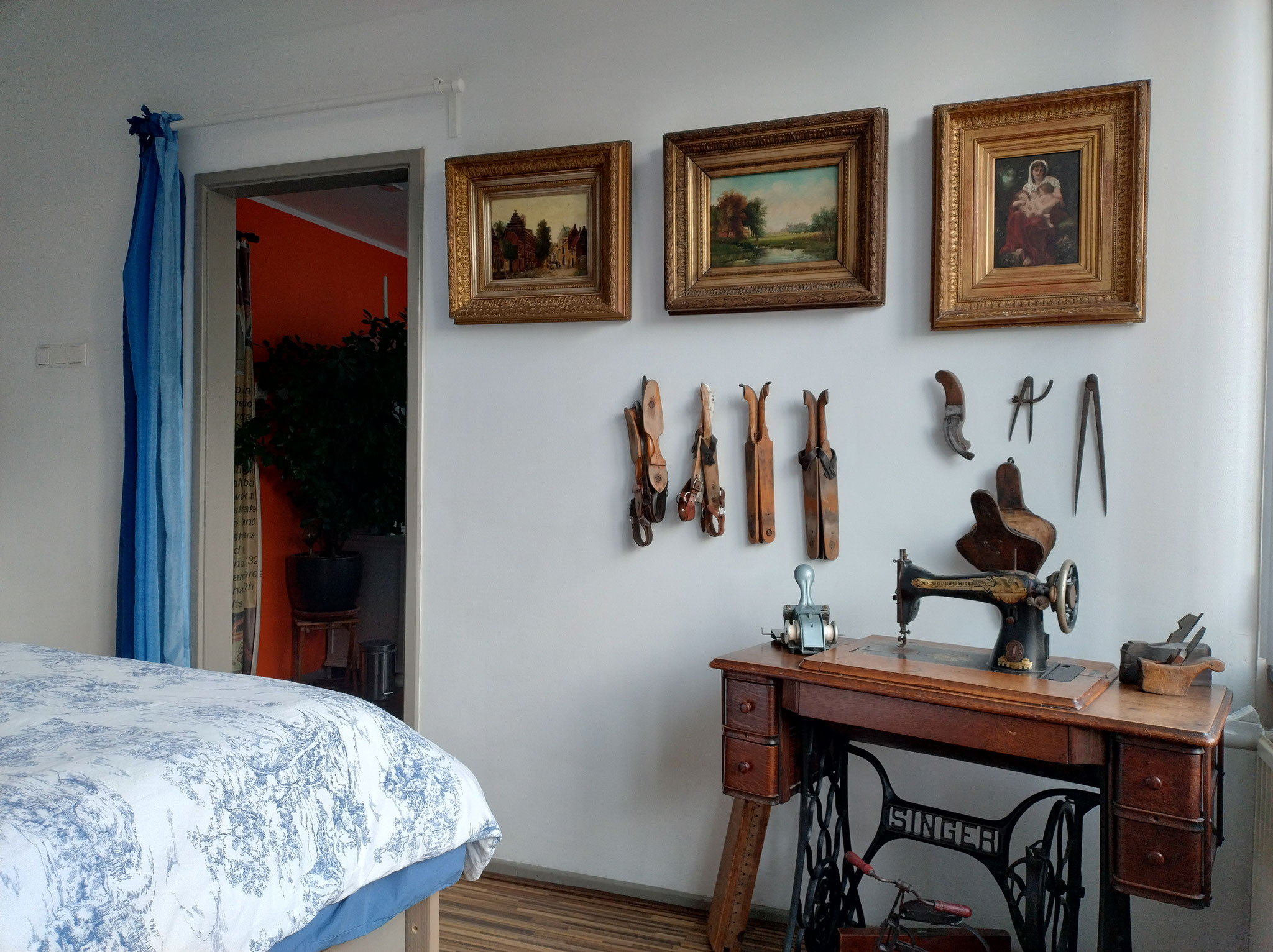 Aankleding in de slaapkamer