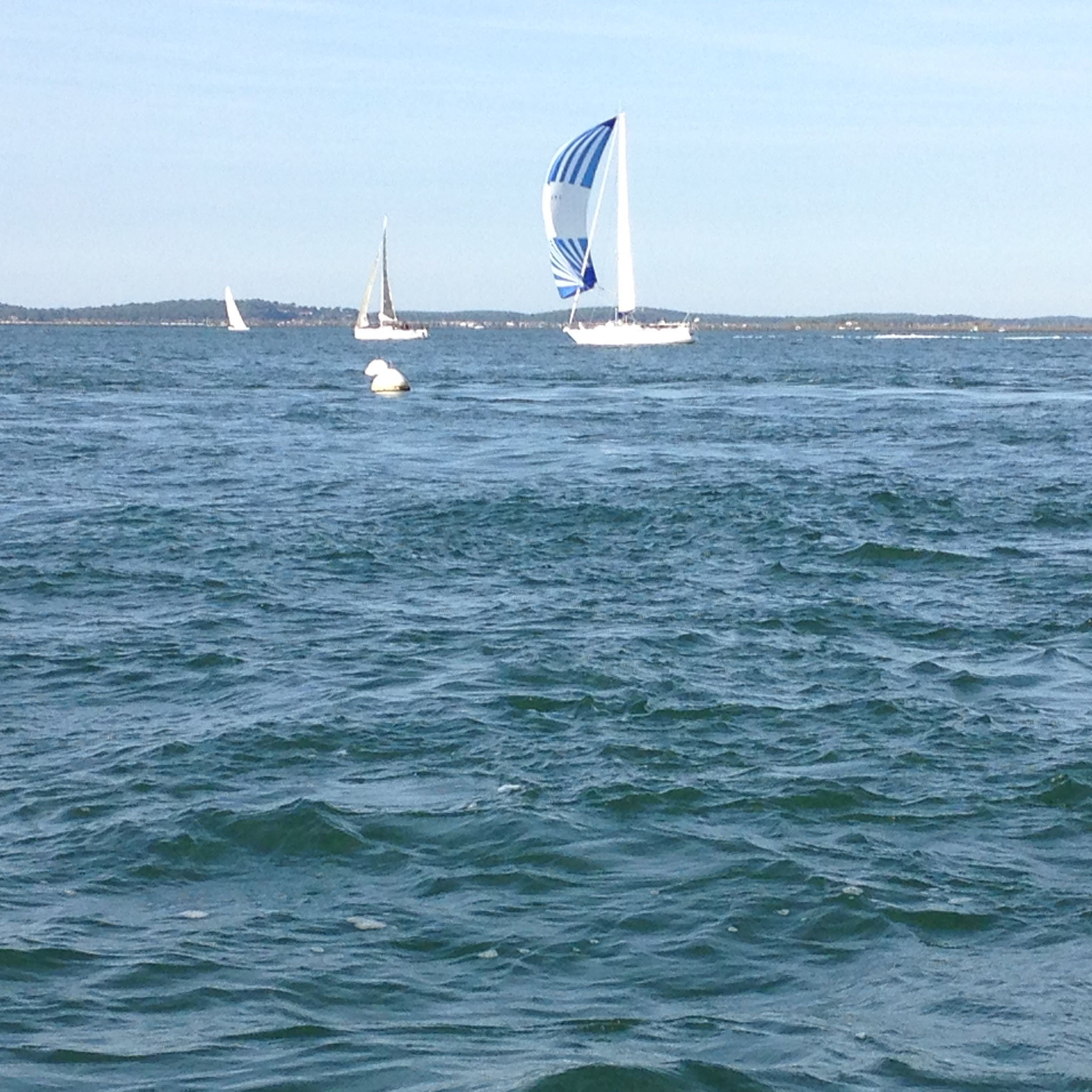 au large sur le bassin d’Arcachon