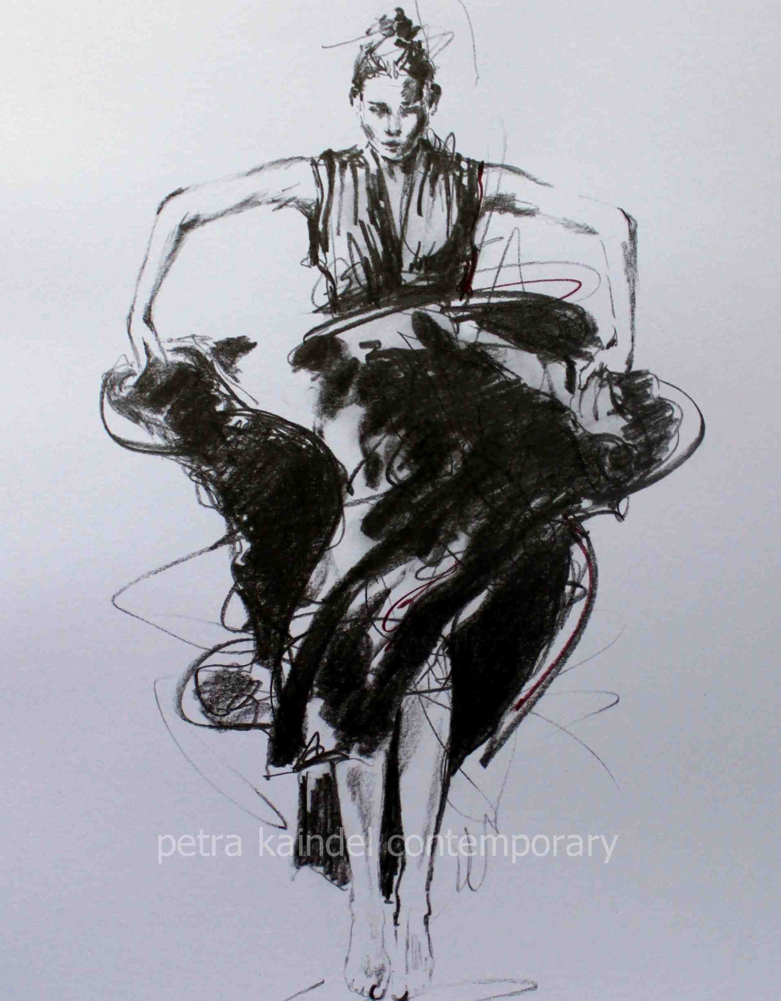 Sketch for "GOLD", 37 x 27 cm, monolith pencil on paper (sold)