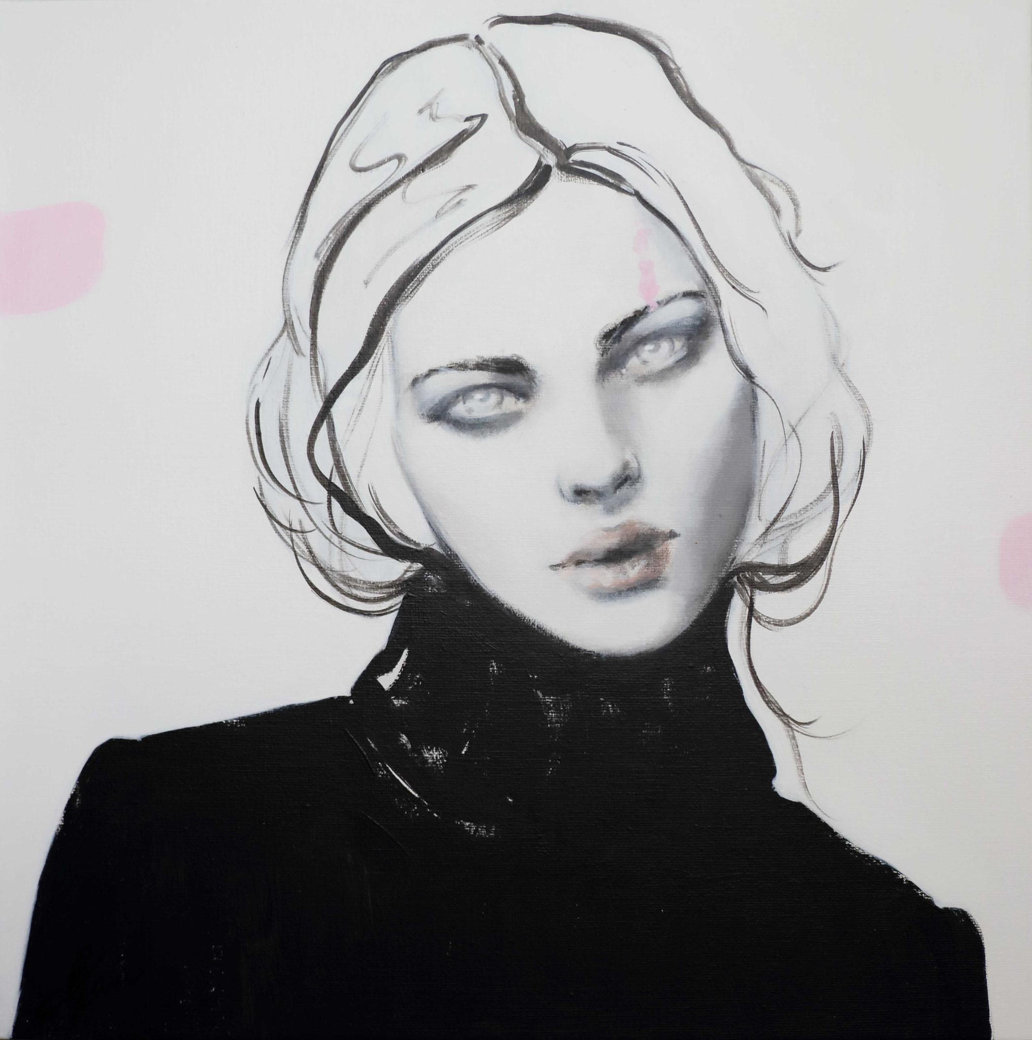 SEE ME NOW, 50 x 50 cm, Acrylic on canvas