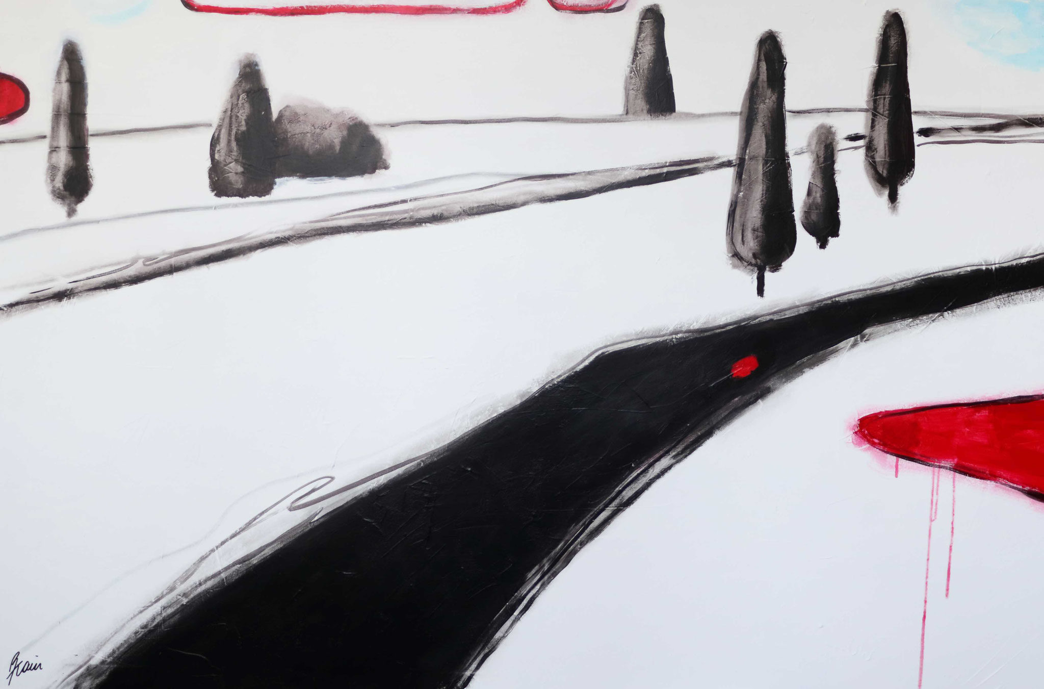 THE WAY HOME, 90 x 140 cm, Acrylic on canvas