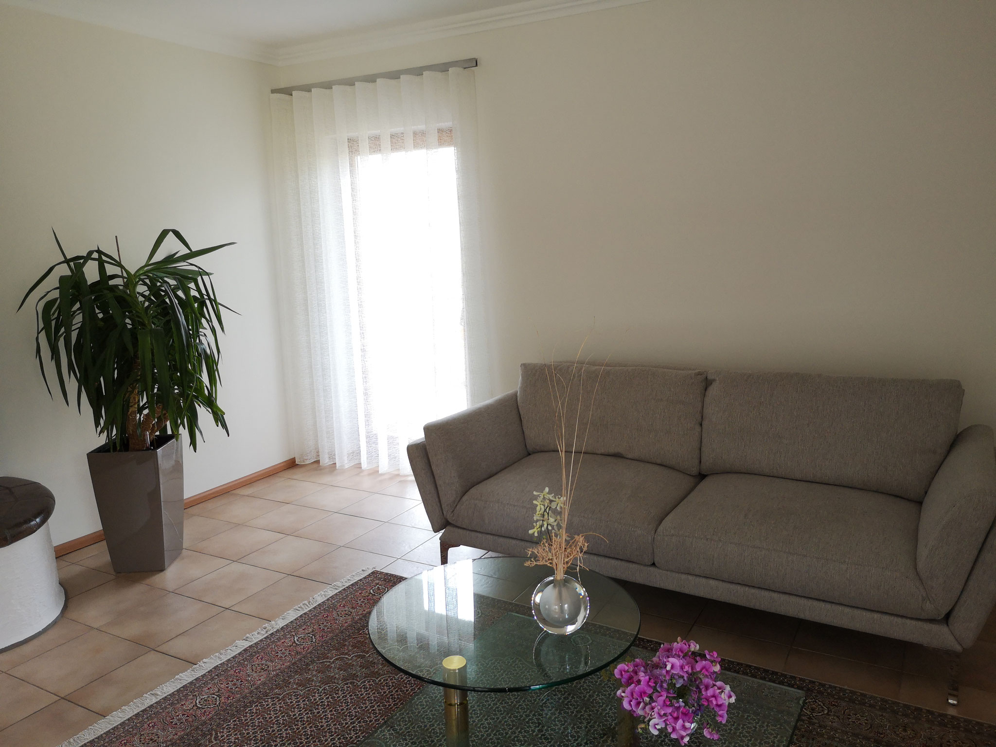 Tür Dekoration als Wellenvorhang