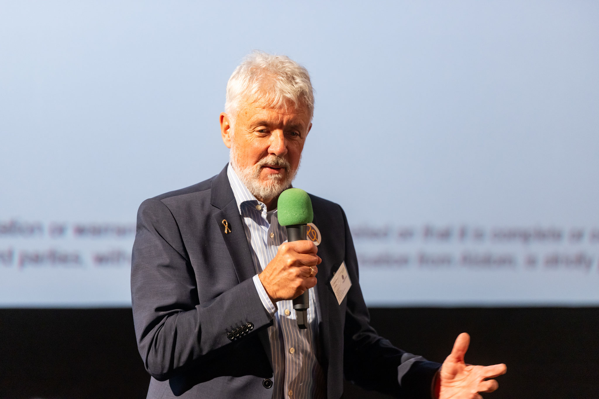 Dr. Thomas Lampe bei der Vorstellung des Vereins