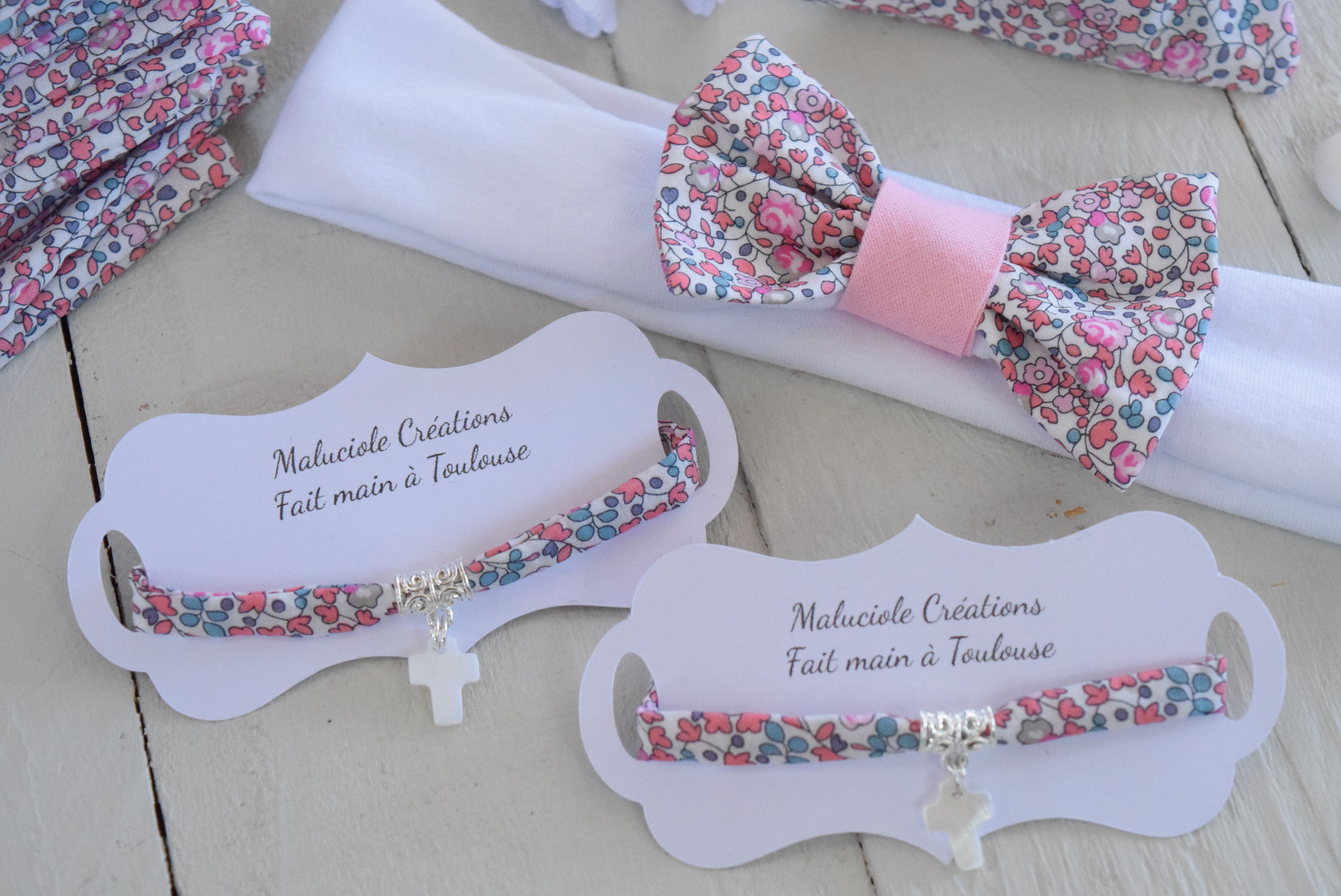bandeau bébé baptême