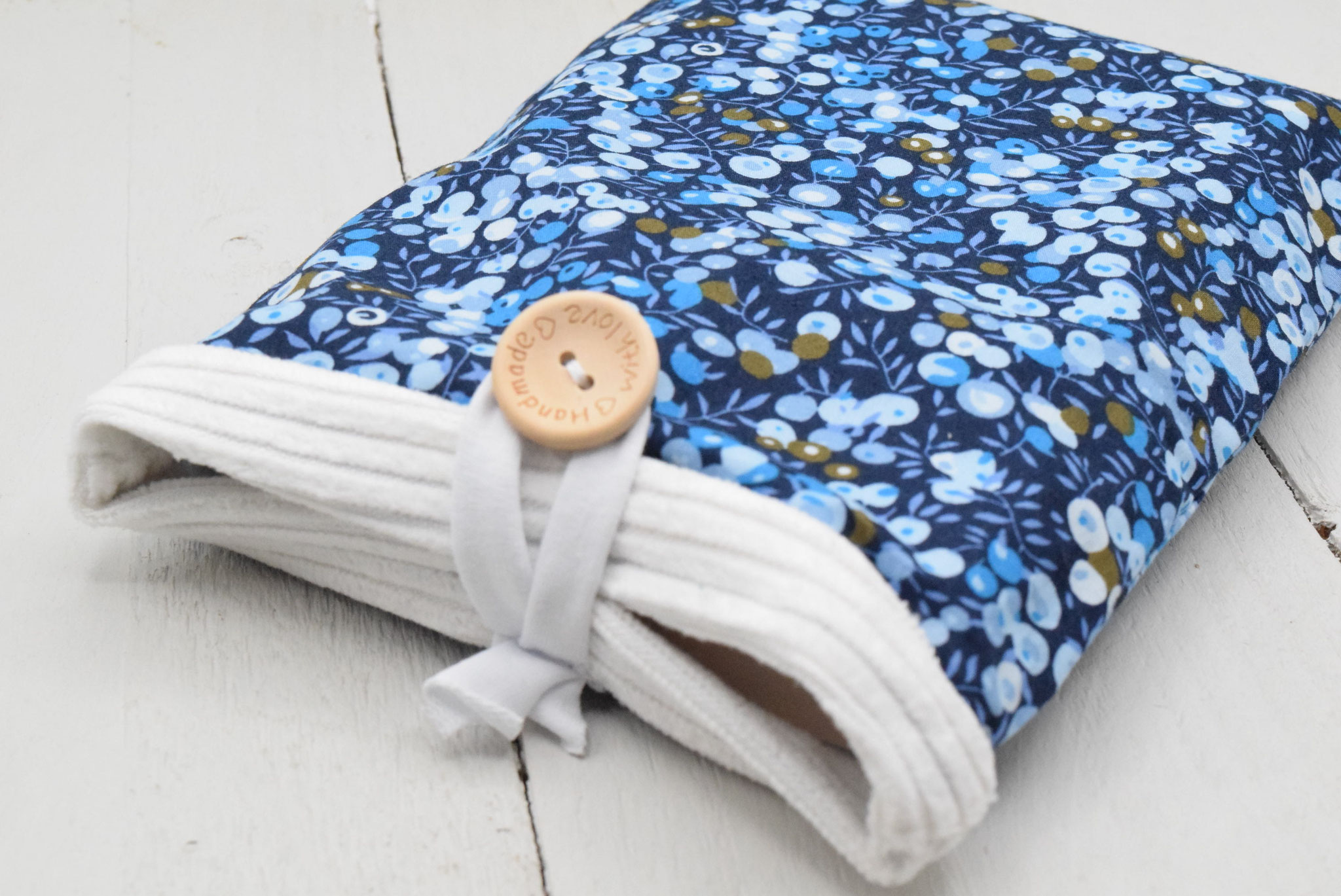 Housse de protection pour livre de poche – Liberty Wiltshire Bleu