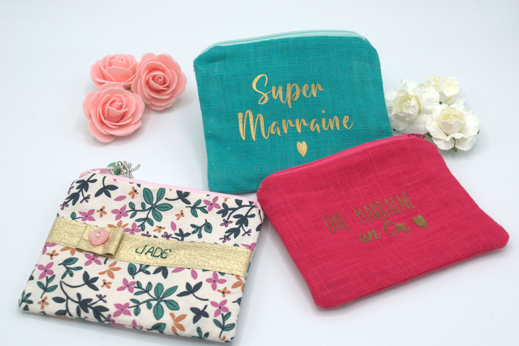 La petite pochette de remerciement faite main à Toulouse est le cadeau parfait pour marraine, nounou, témoin, amie ou toute personne chère à votre cœur.
