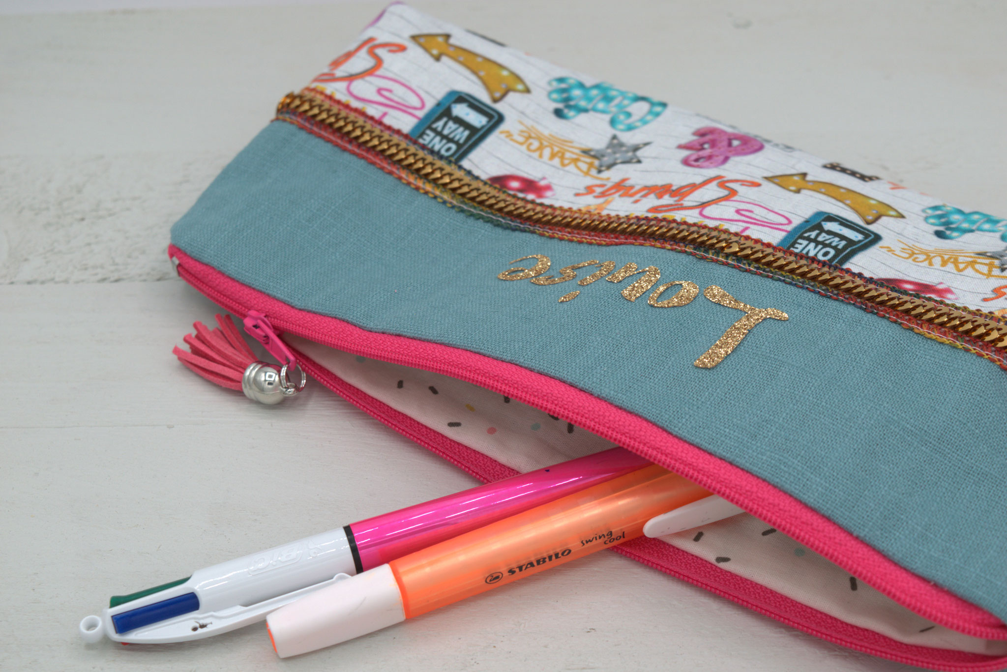 trousse école prénom 