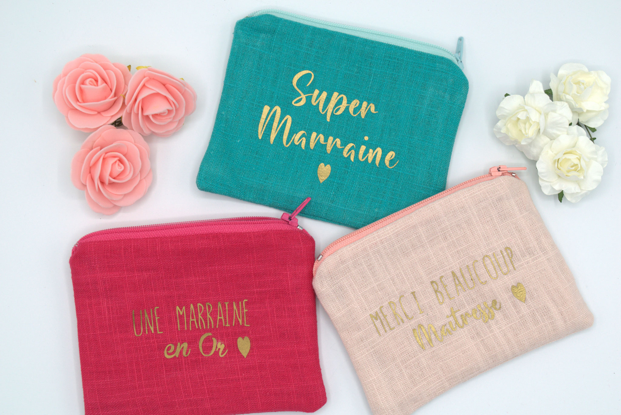 Idée cadeau de Noël personnalisé : la petite pochette de remerciement faite main à Toulouse