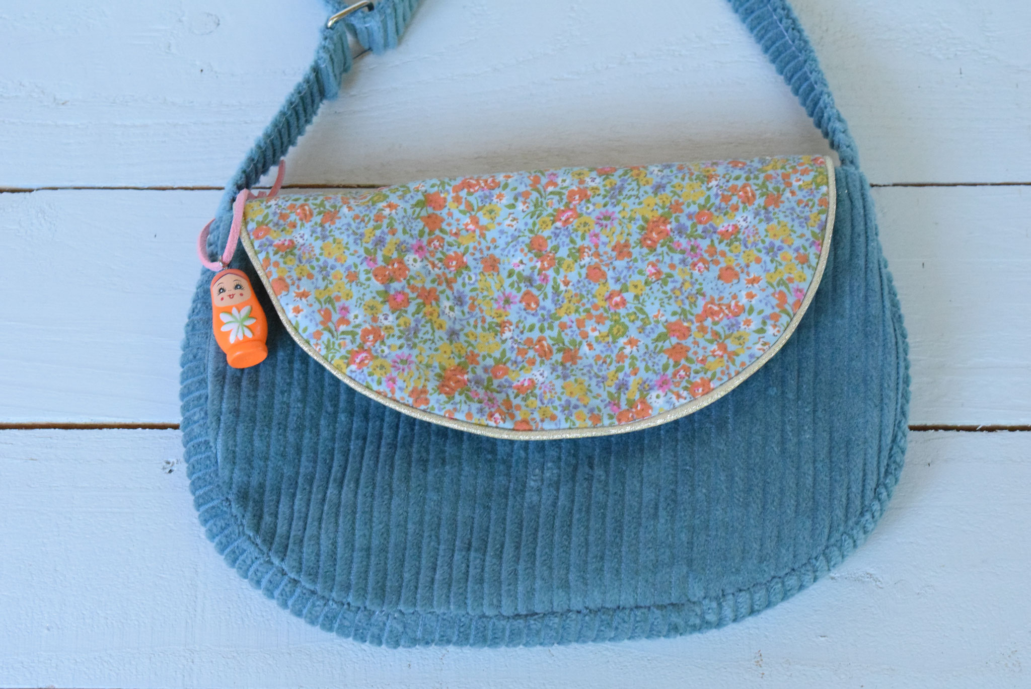 sac à main enfant velours liberty