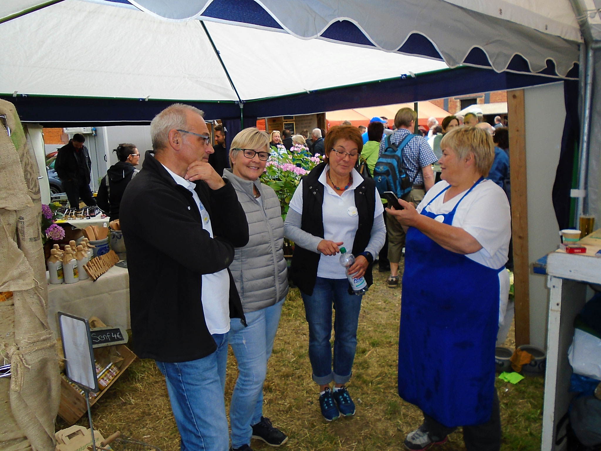 v.l. Gert Pottmann, Marianne Neutze, Jutta Pottmann und Iris Degenhardt