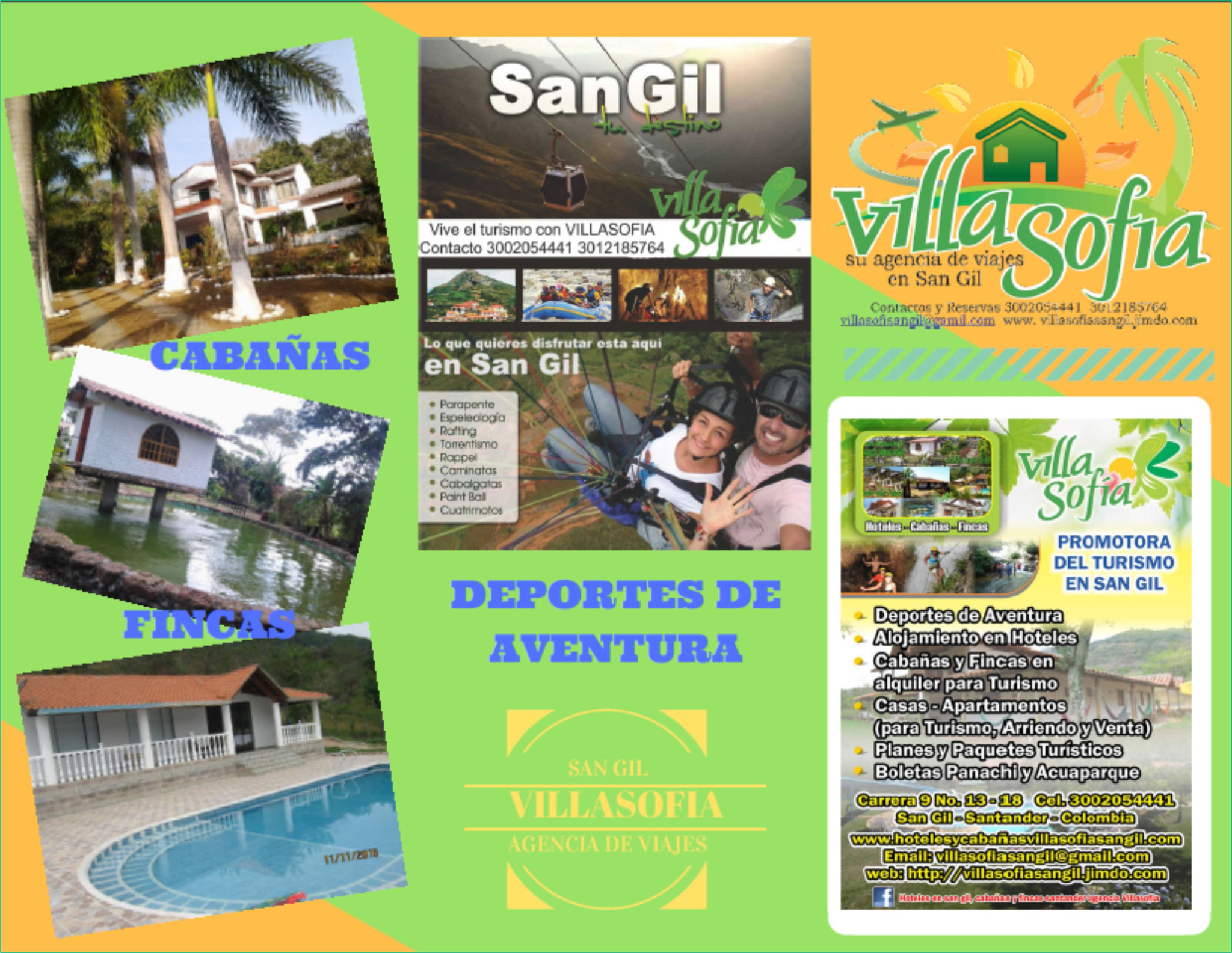 hoteles cabanas y fincas en sangil