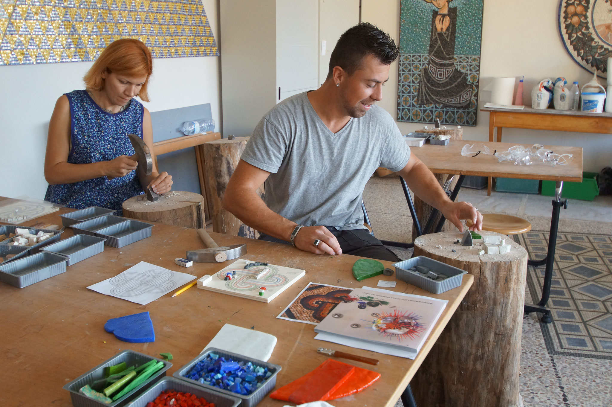 Opleiding Scuola Mosaicisti Del Friulli, Italië