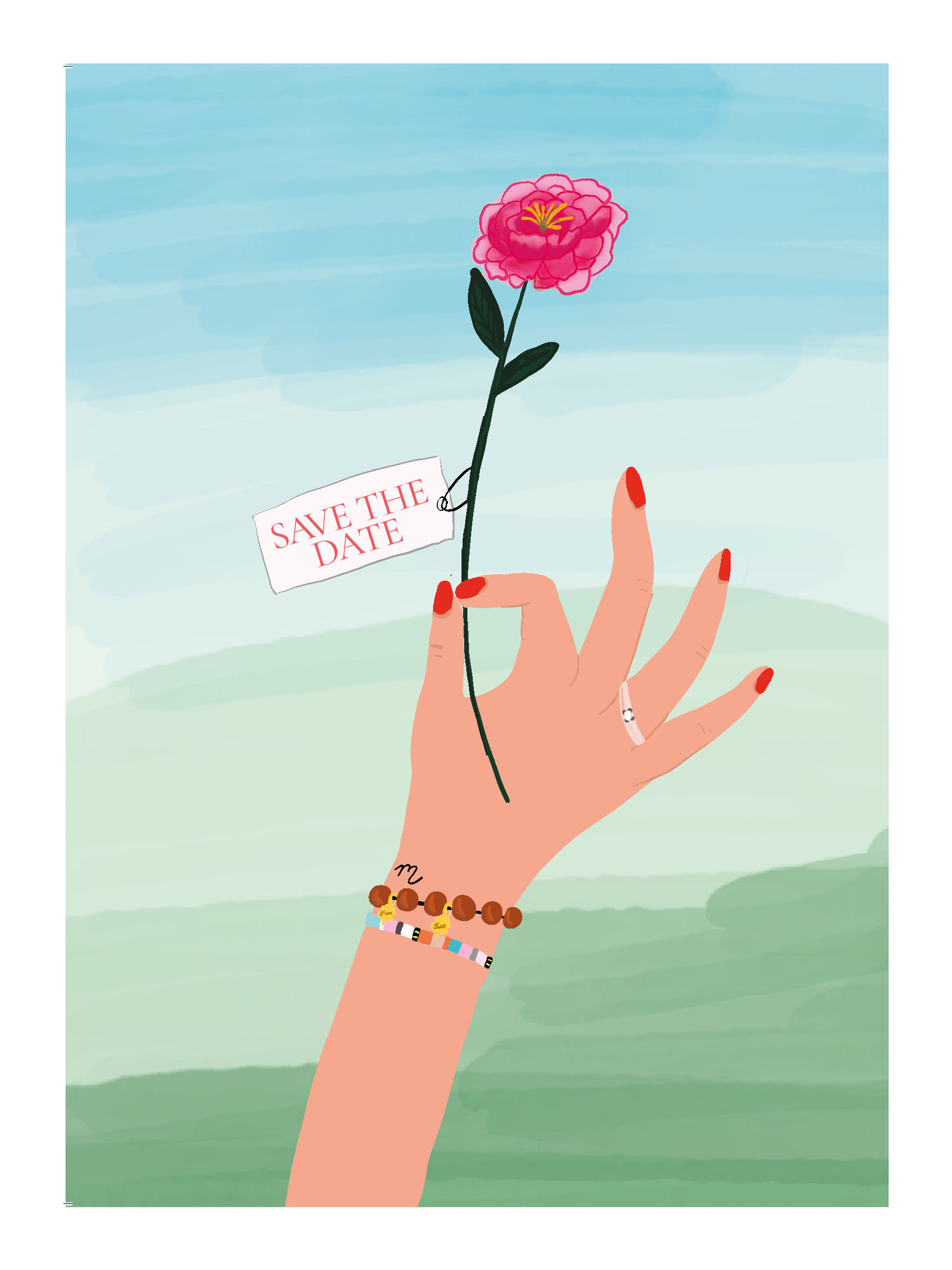 ILLUSTRATIE - Save the date