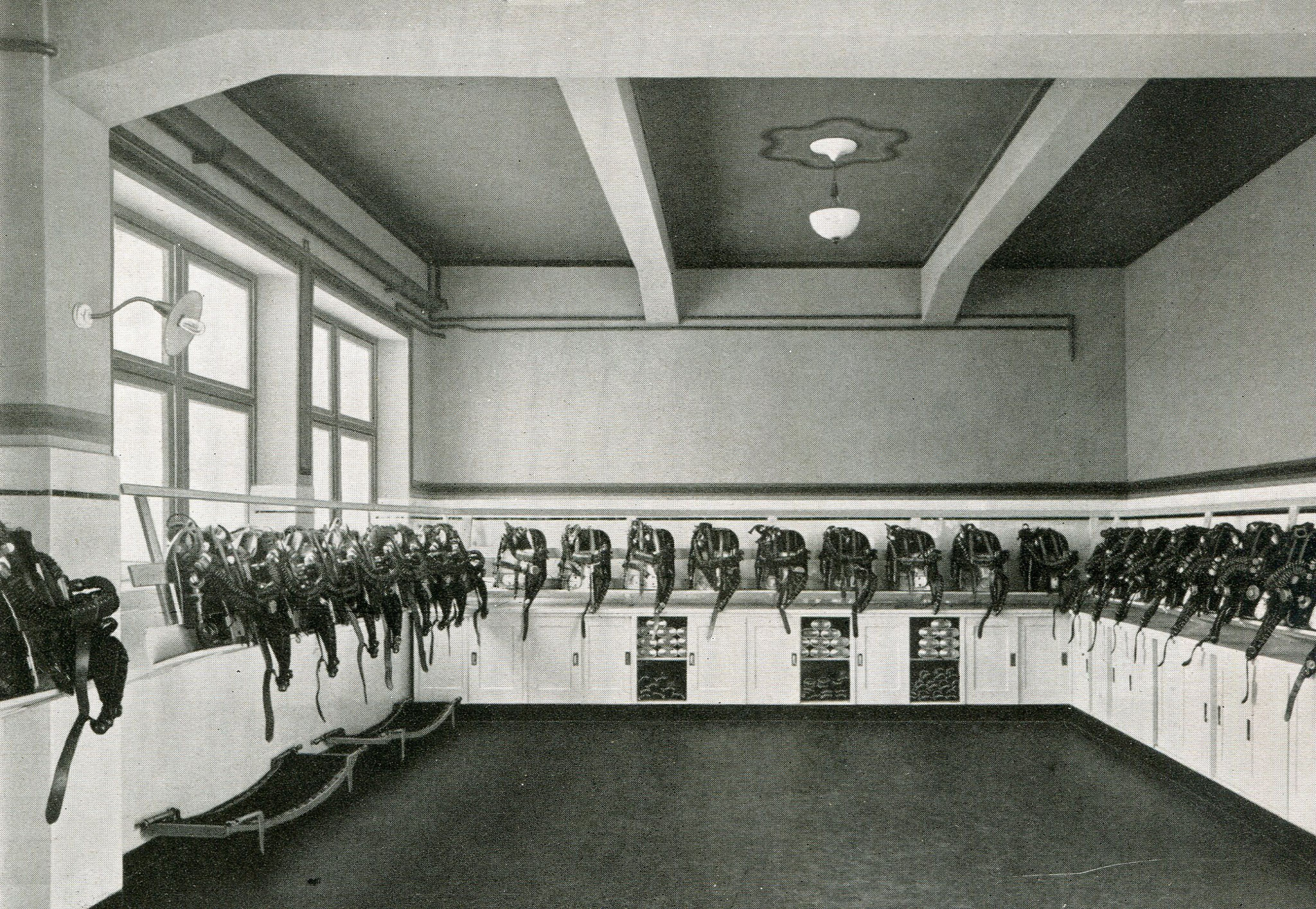 Hauptrettungslager Prosper 1 in Essen  1925  Gasschutzgeräte Modell 1924