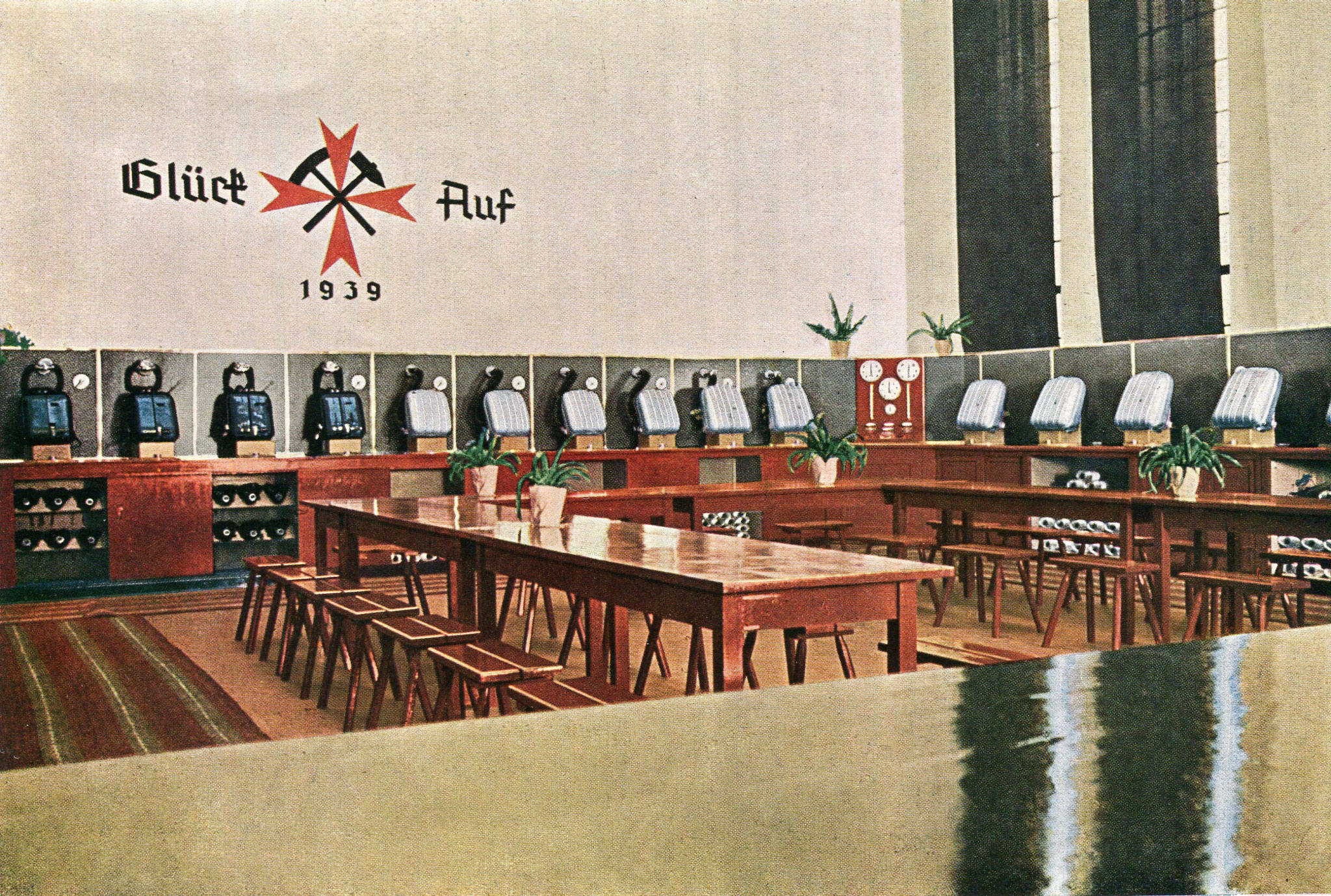 Rettungsstelle Ewald-König Ludwig in Herten auf der Schachtanlage Ewald-Fortsetzung I/III   1939