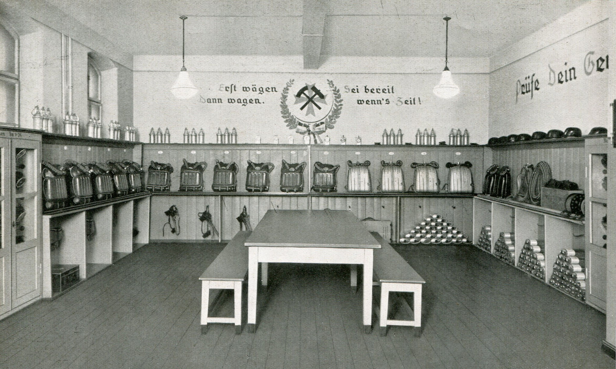 Gasschutzraum Heinitzgrube in Beuthen  1938