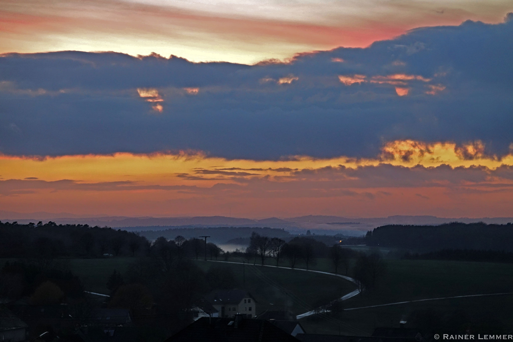 Blick auf's Siebengebirge