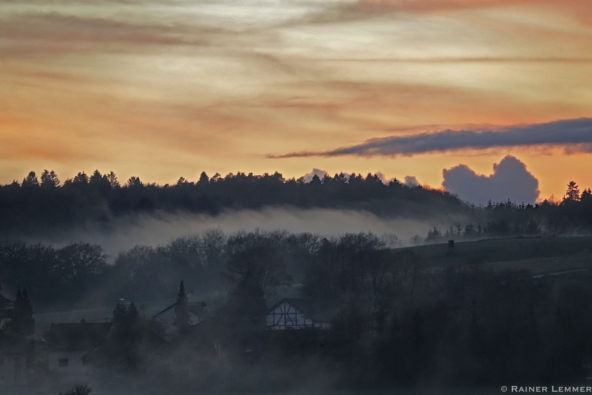 Die "blaue Stunde" in Idelberg