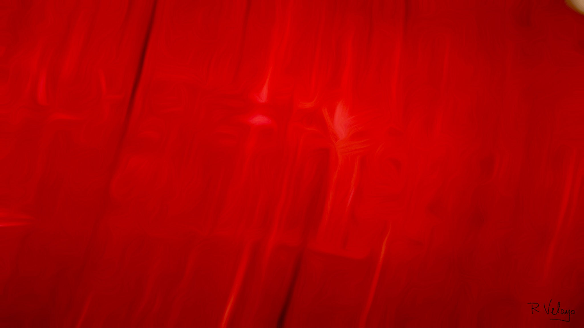 "LIGHT REFLECTIONS ON RED GLASS LAMP" [Created: 3/28/2022]