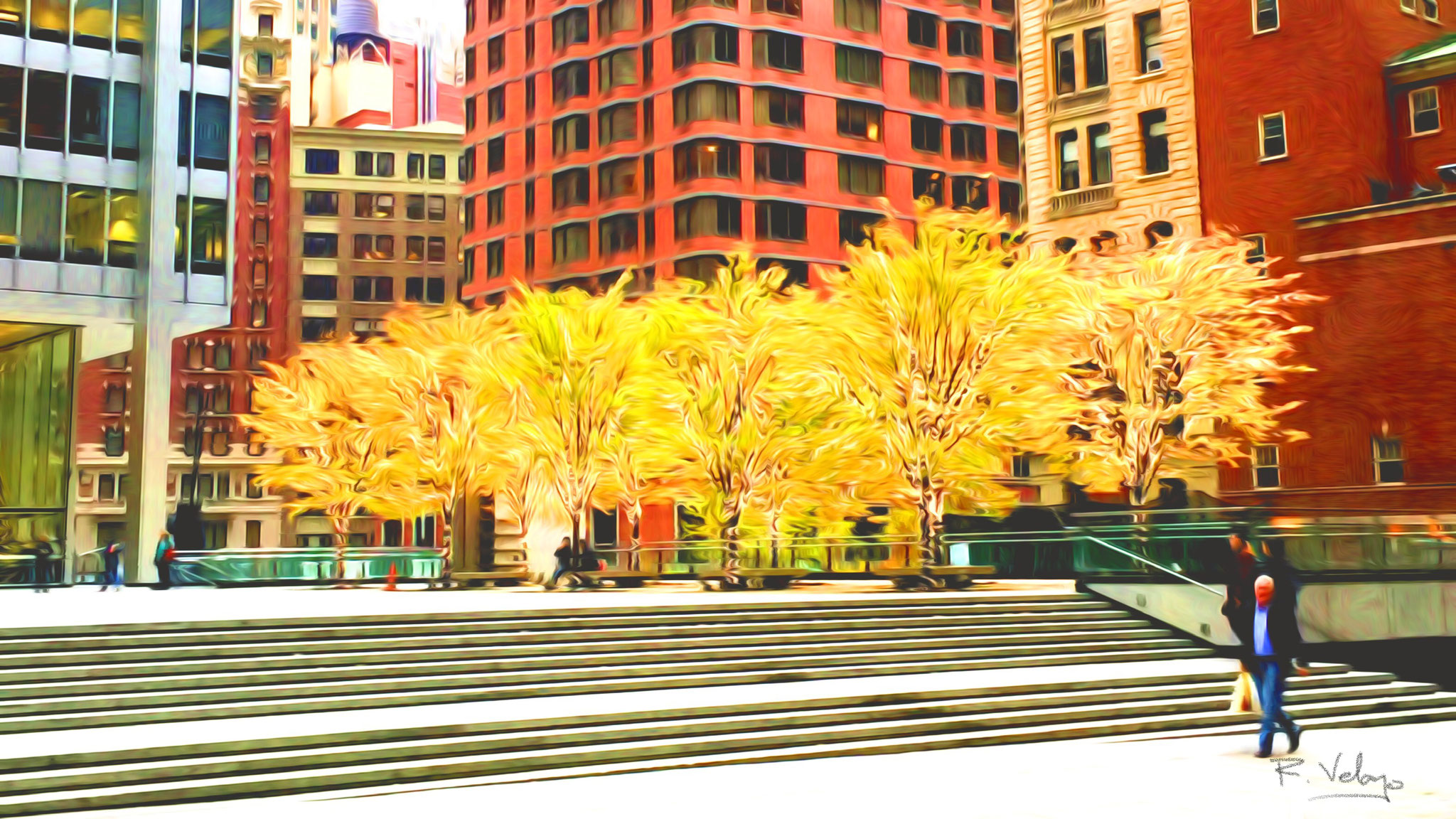 "PARK NEAR CHASE BUILDING IN DOWNTOWN MANHATTAN" [Created: 3/15/2020]