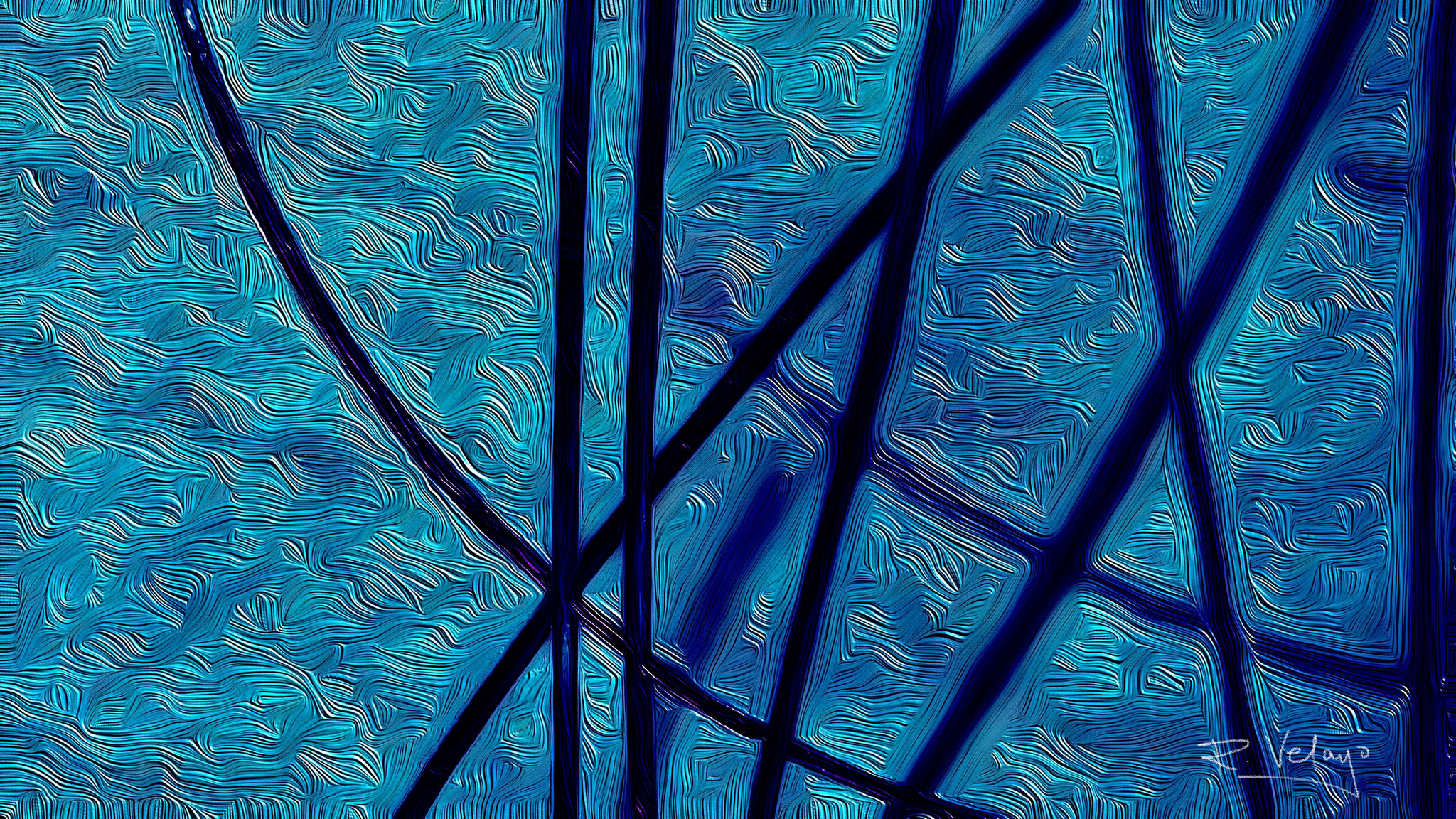 "BLUE STAINED GLASS" [Created: 9/10/20]