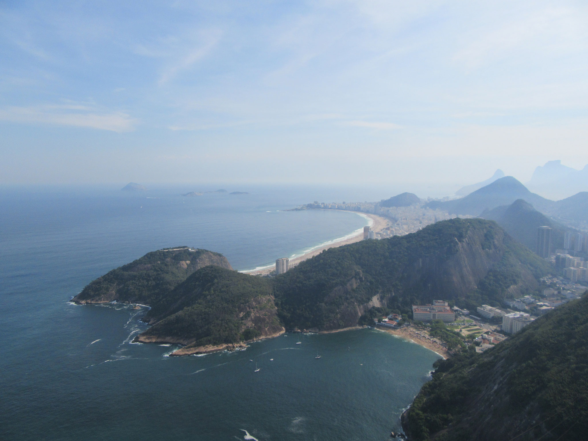 Blick vom Zuckerhut auf Rio de Janeiro