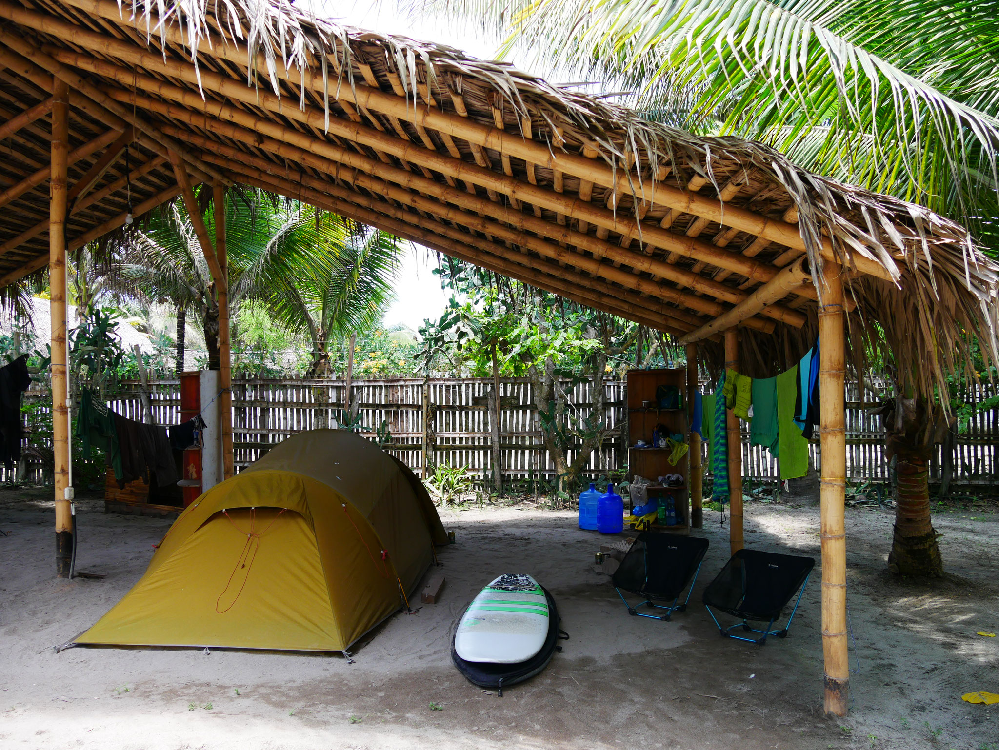 Our "Surf camp" in Canoa