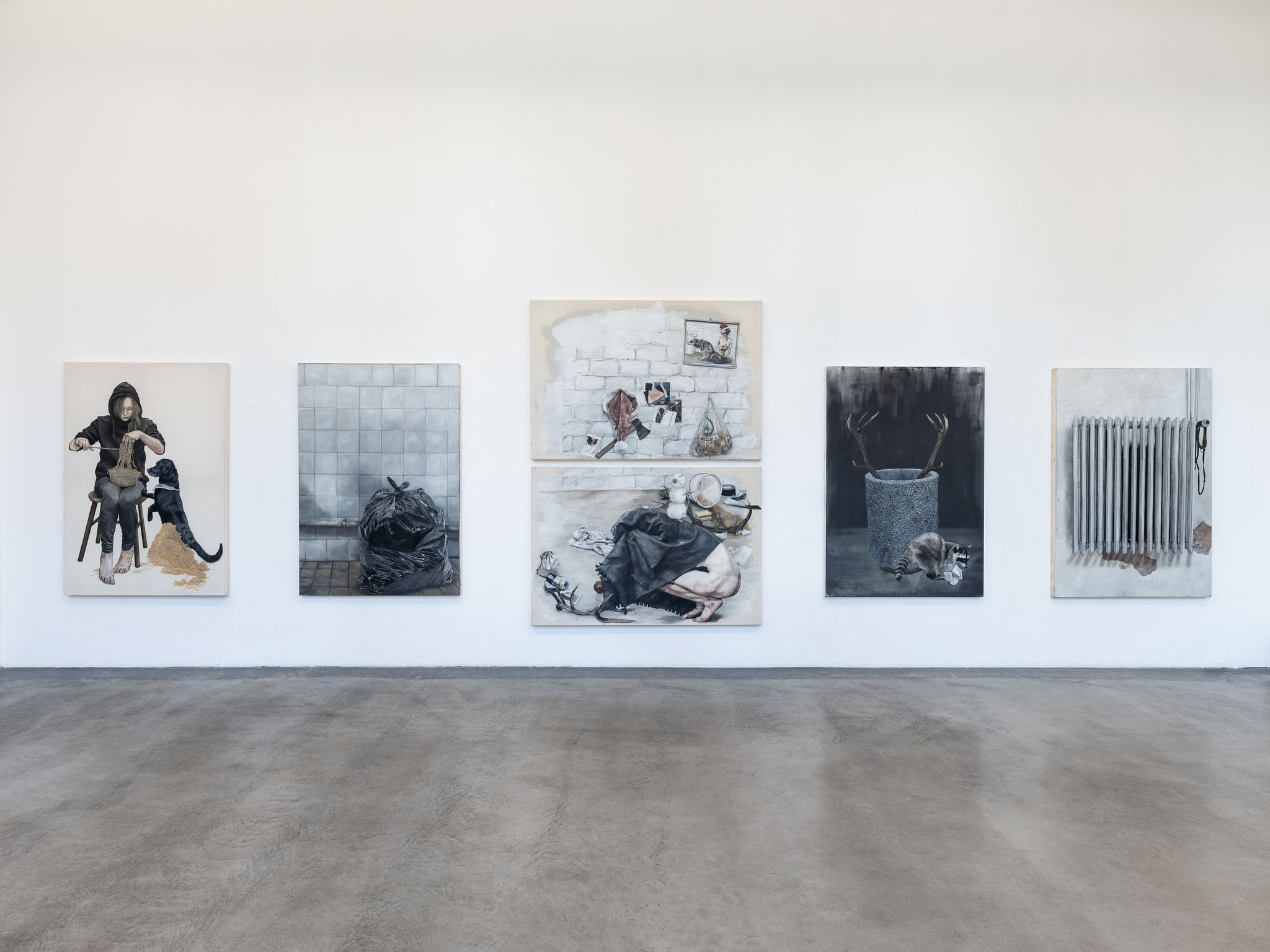 Crises. Me. A River. (Galerie Hollstein Von Mueller, Hamburg, 2025, Photography © Fred Dott)