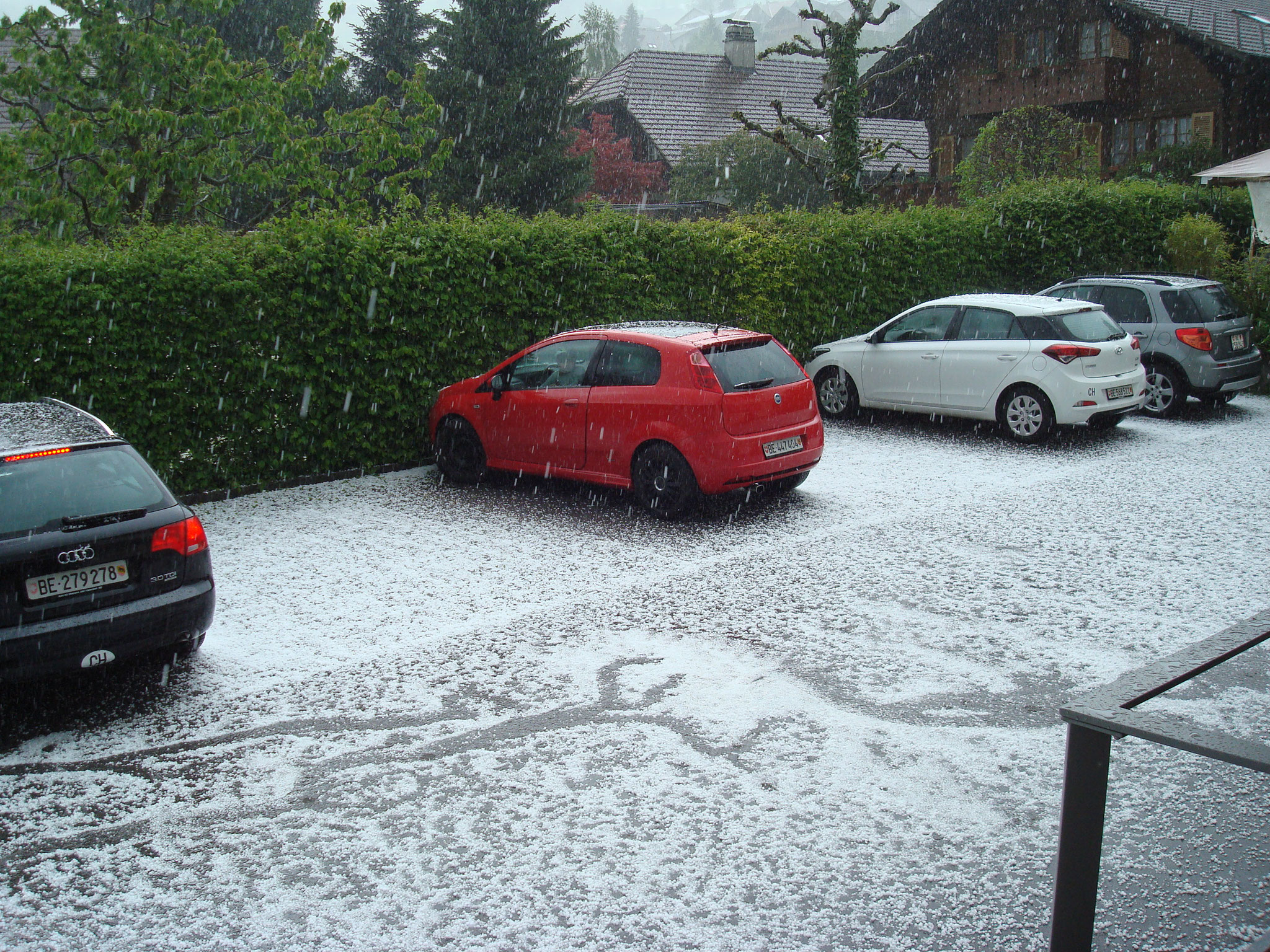 Zwei Tage später hat es in Wattenwil gehagelt