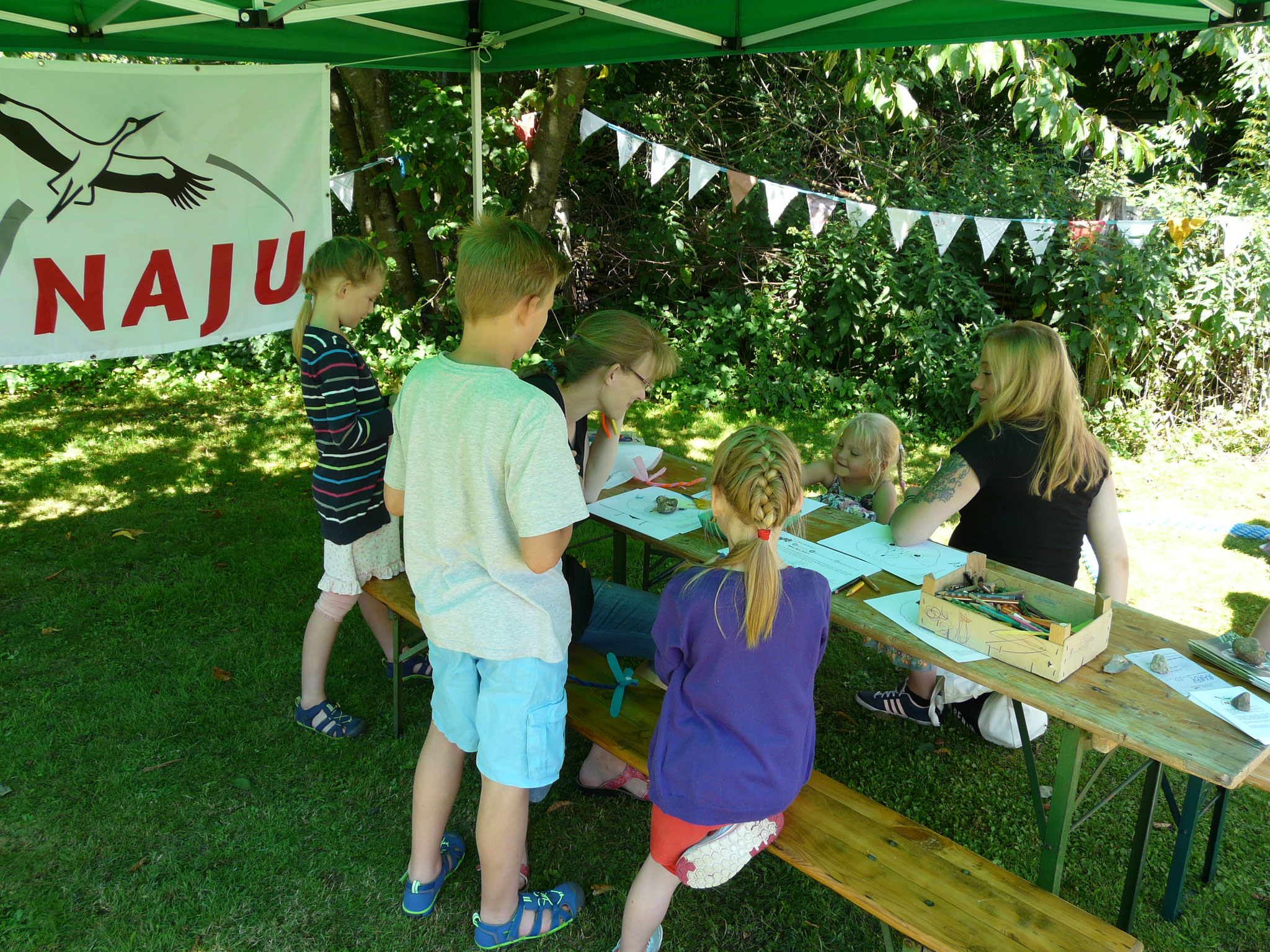 Der NAJU-Infostand.