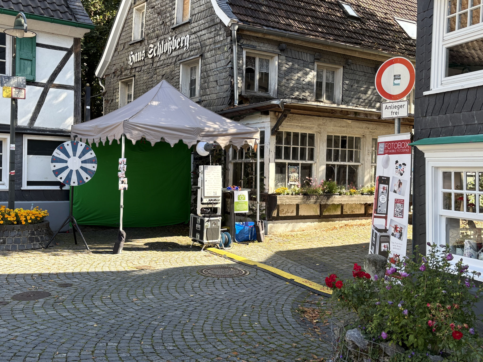 Schloß Burg Eröffnung mit unserer Fotobox