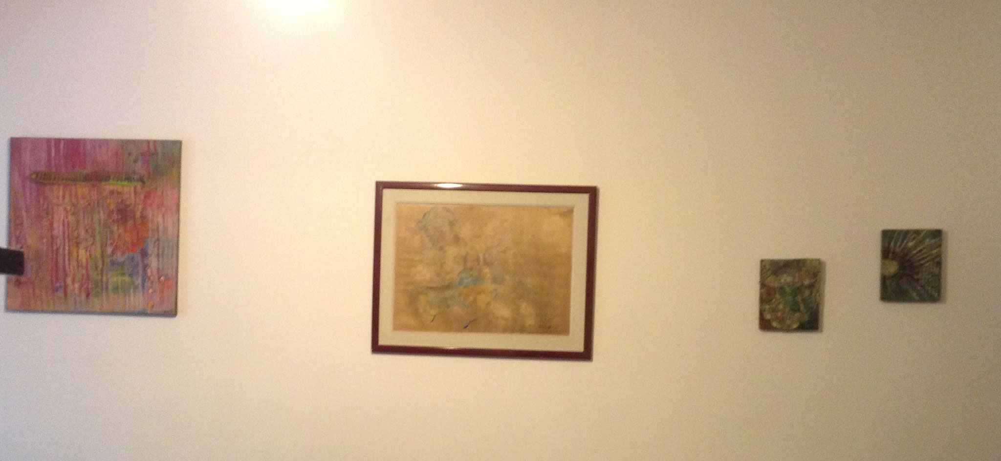 pinturas na parede da sala