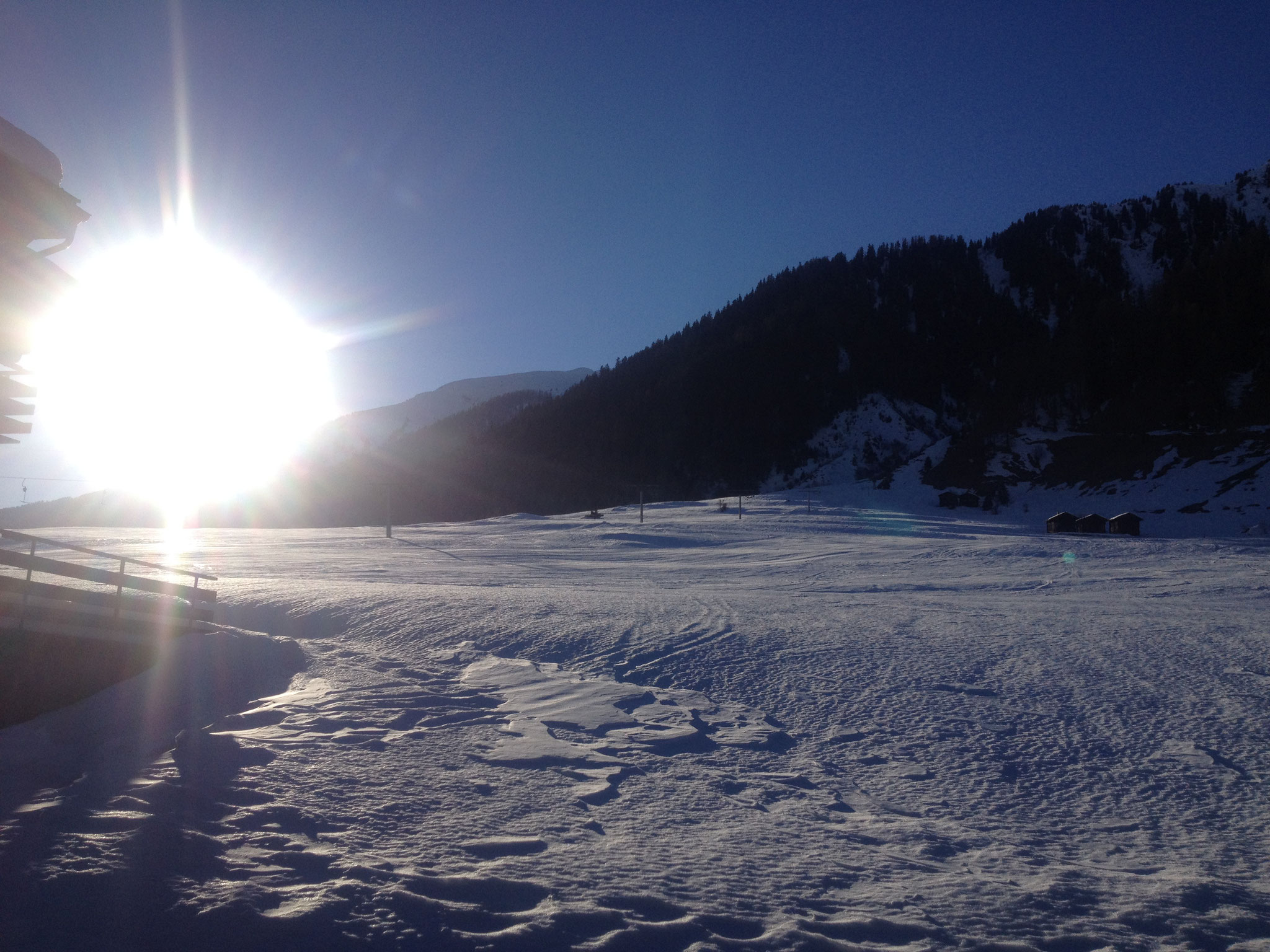 Ausblick Chalet Enzian, Skipiste