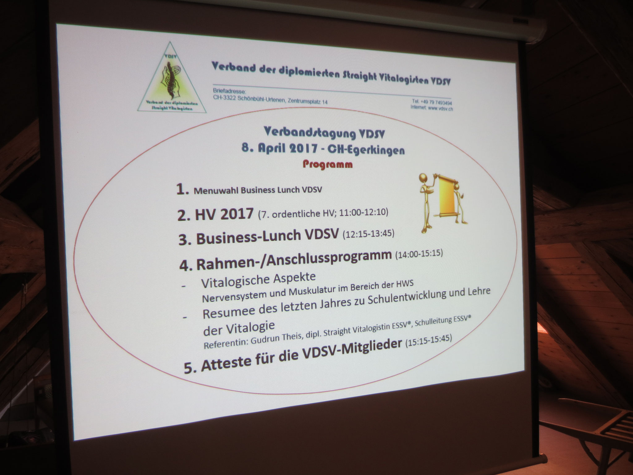Programm der VDSV-Tagung 08.04.2017 in CH-Egerkingen