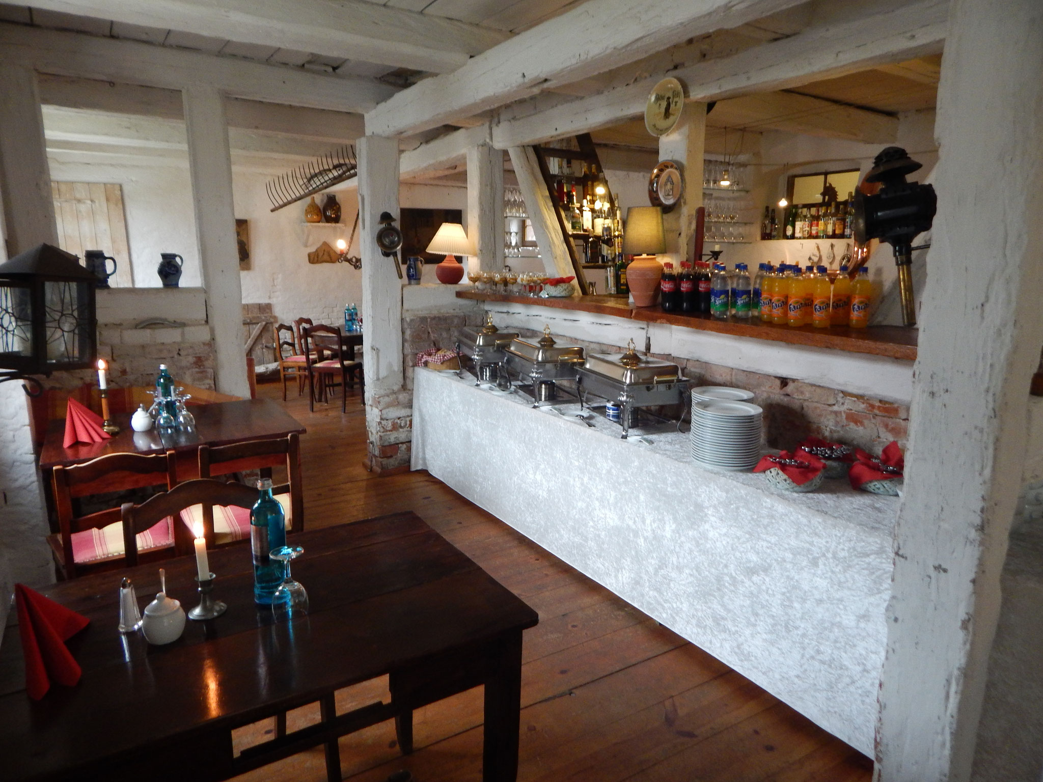 Schankstube und Frühstücksraum Hotel Alte Försterei Kloster Zinna