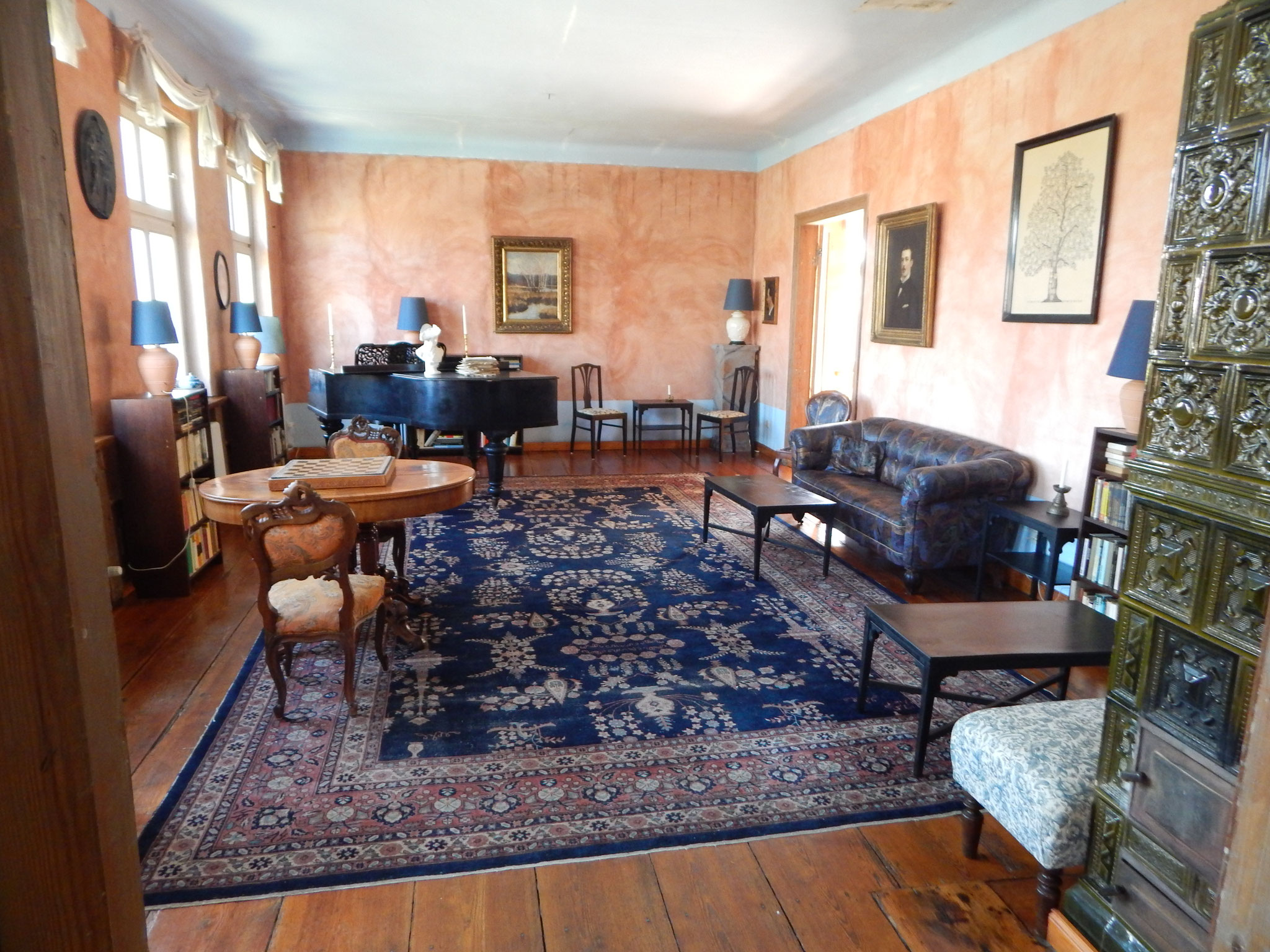 Lesezimmer im Hotel Alte Försterei Kloster Zinna