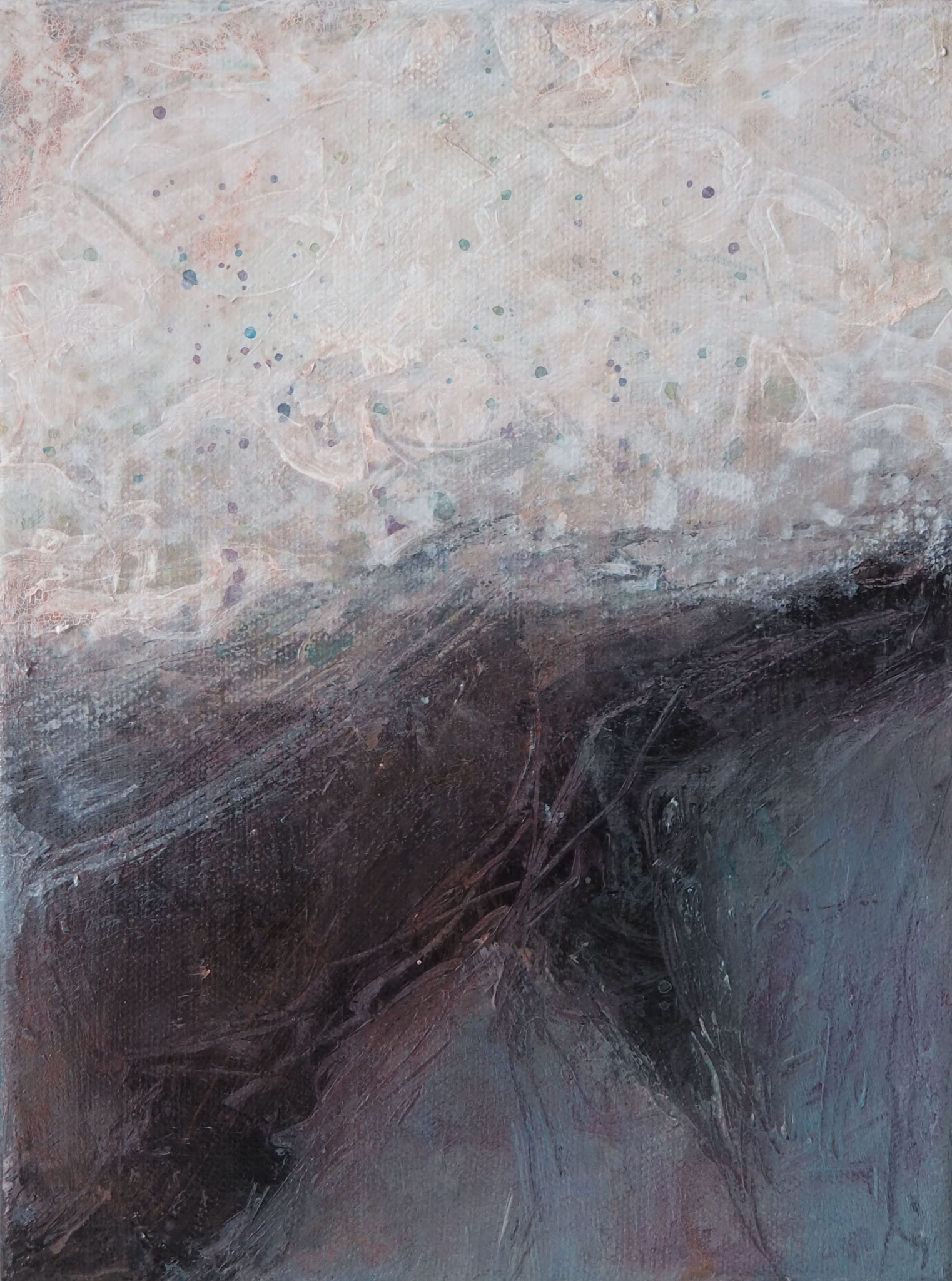 life's eternity op. 7 acryl on canvas  24 cm / 18 cm