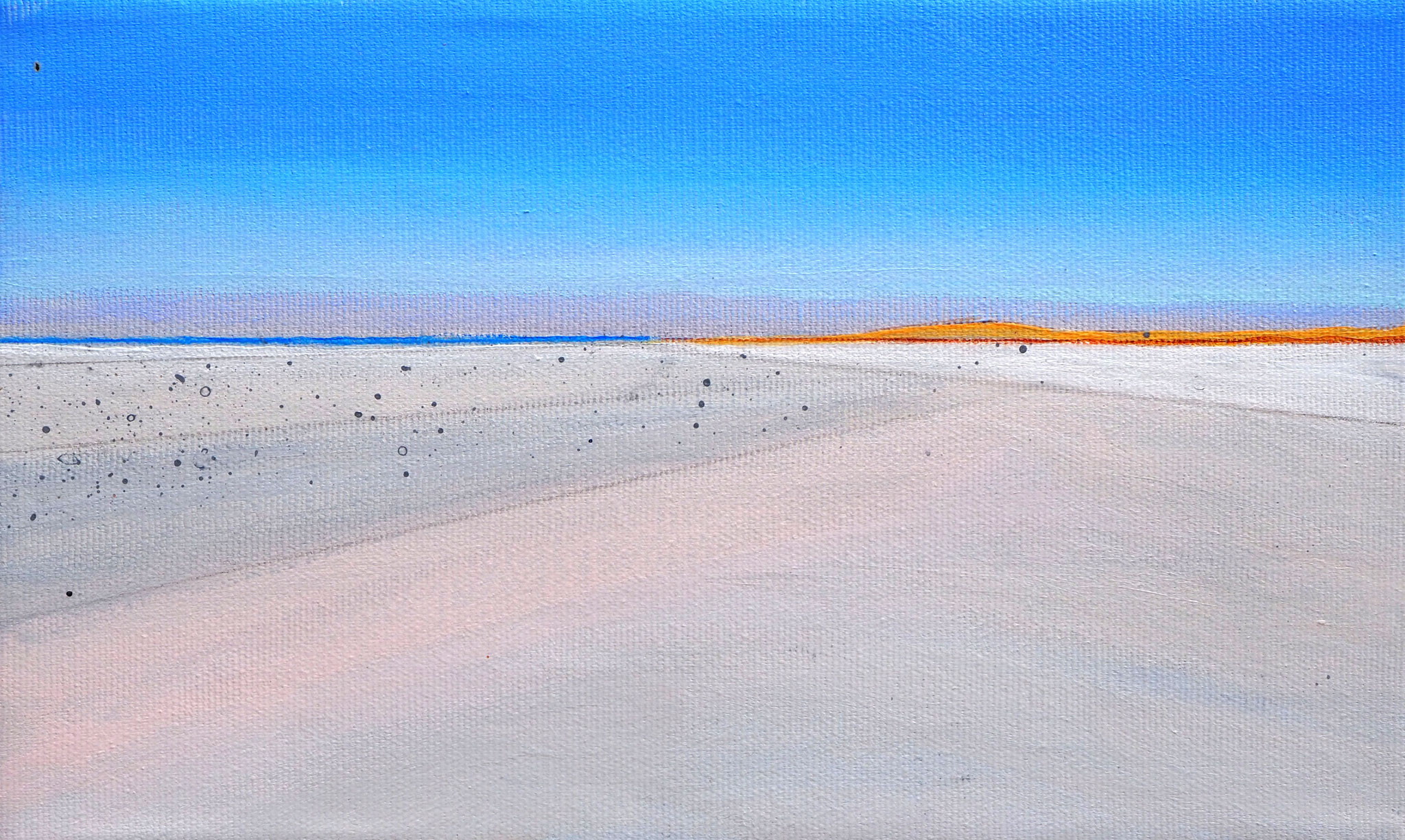 Dansk sommer 5  acryl on canvas  18 cm / 30 cm