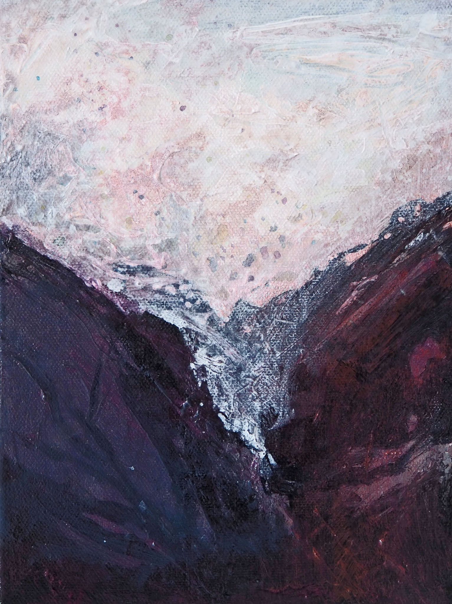 life's eternity op. 8 acryl on canvas  24 cm / 18 cm