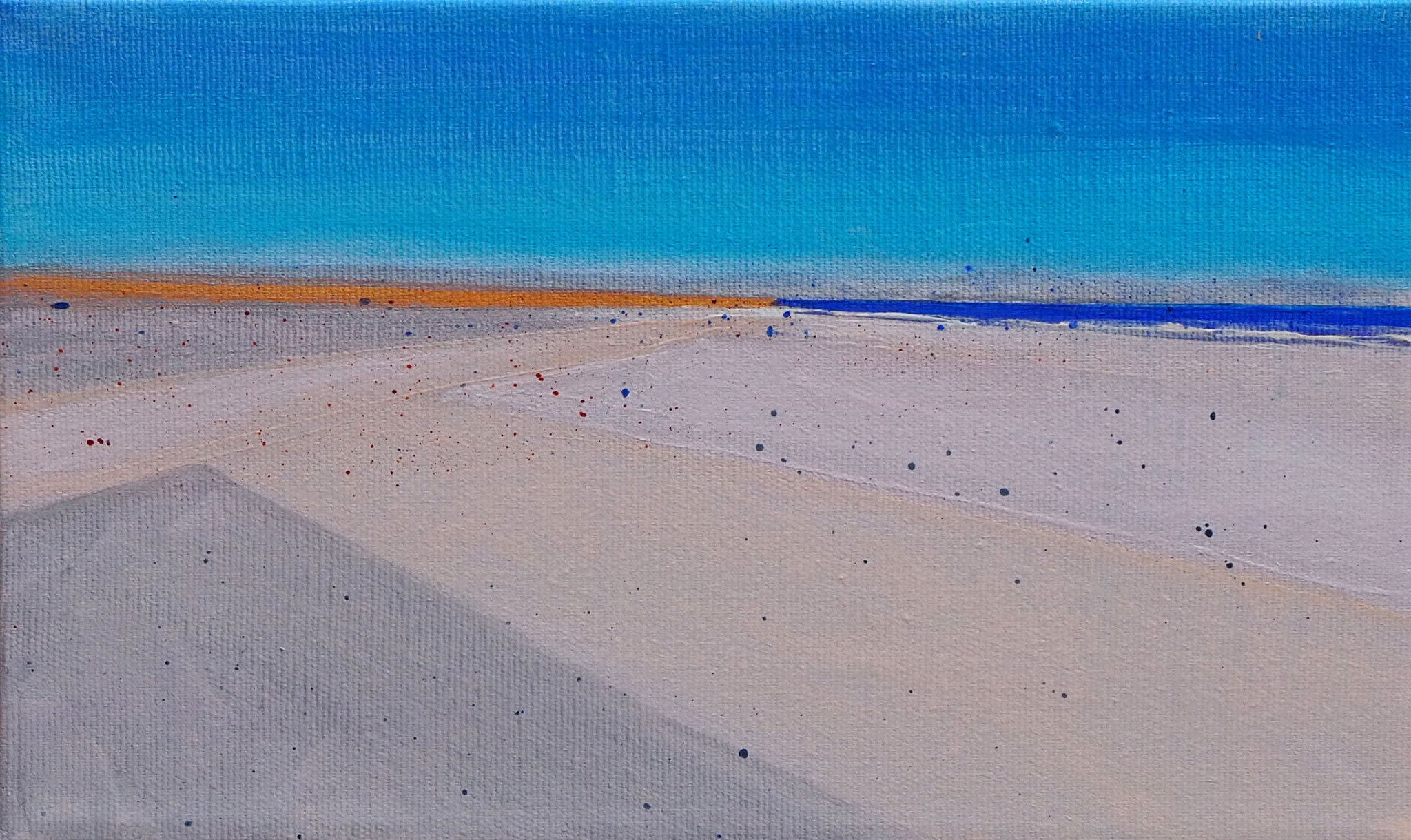 Dansk sommer 1  acryl on canvas  18 cm / 30 cm